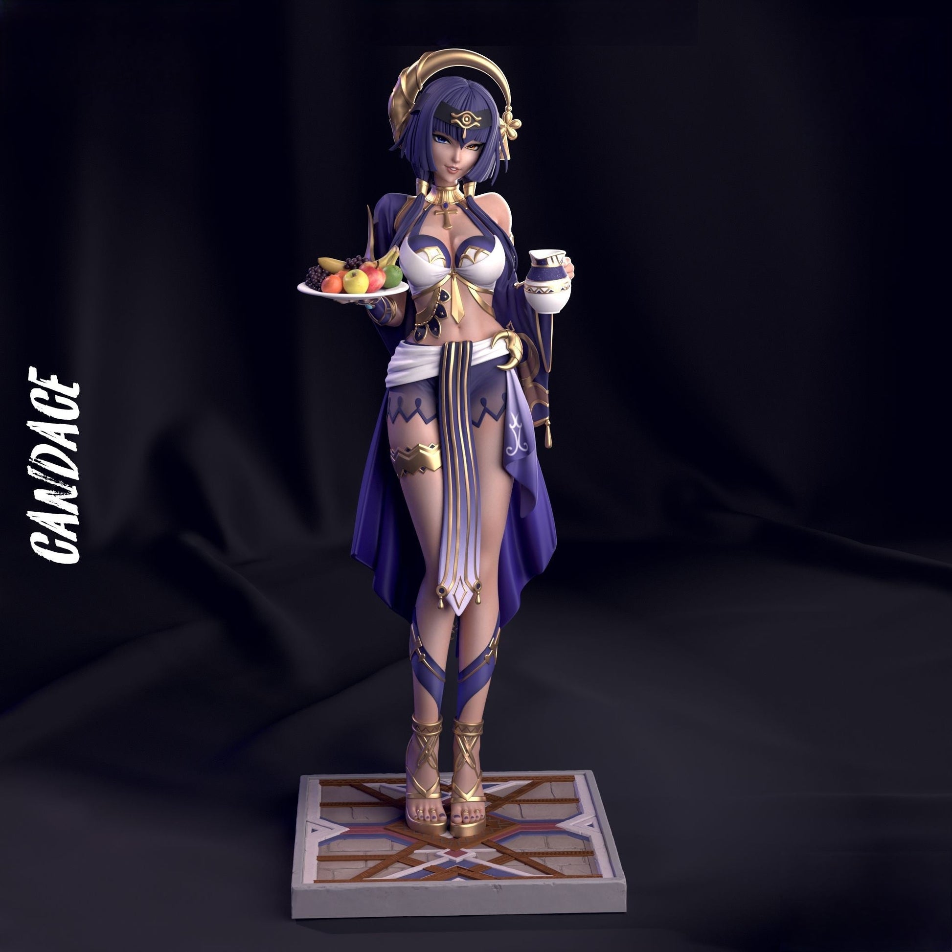 Candace - Genshin Impact - STL 3D Print Files - 3D Printed Garage Kit ガレージキット Resin Model Scale Figure フィギュア