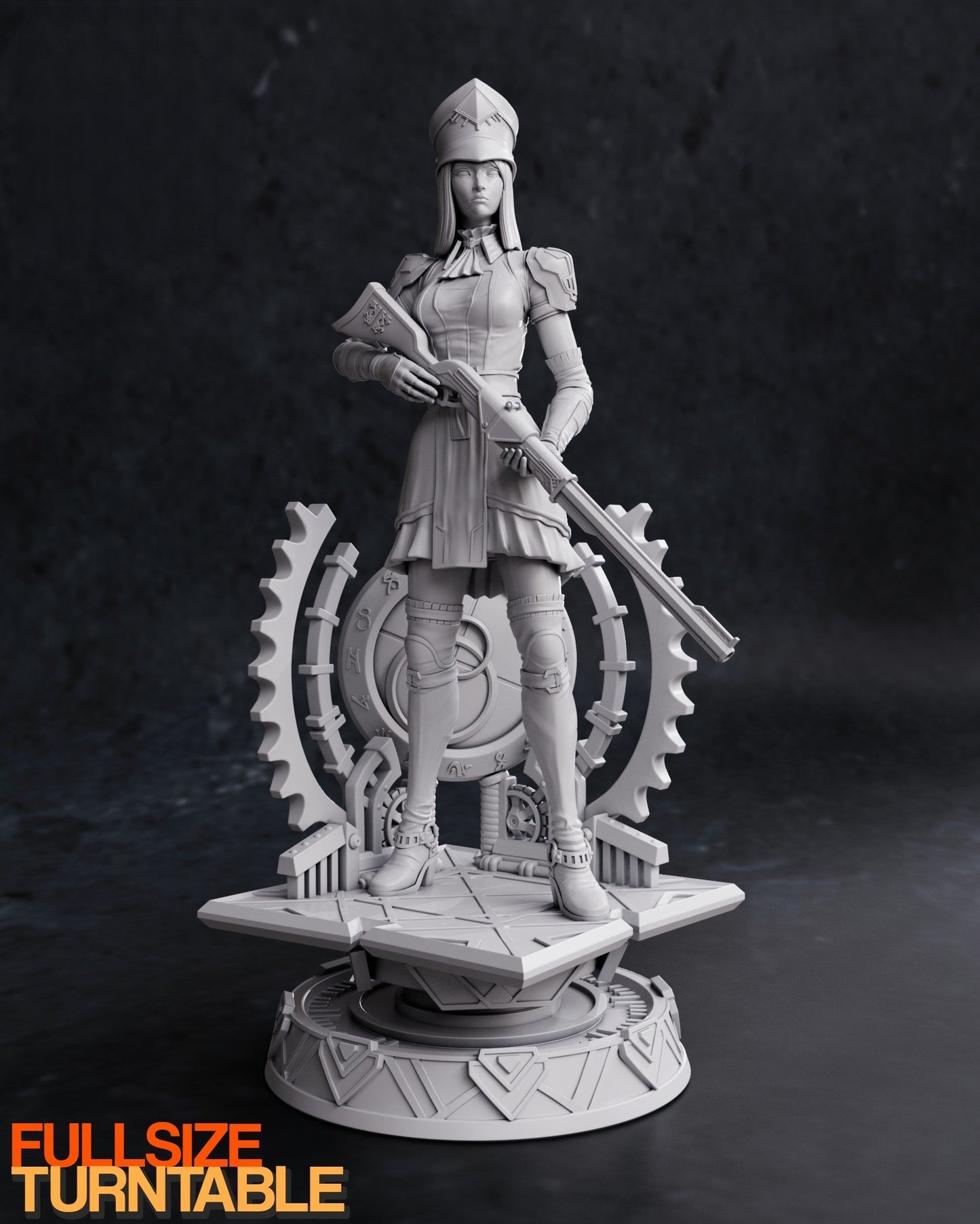 Caitlyn Arcane - League of Legends 1/8 Scale - 3D Printed Garage Kit ガレージキット Resin Model Scale Figure フィギュア