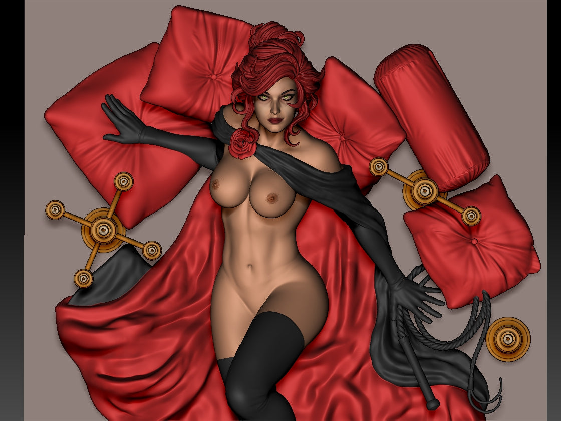 Jean Grey Special Edition - Black Queen - STL 3D Print Files - 3D Printed Garage Kit ガレージキット Resin Model Scale Figure フィギュア
