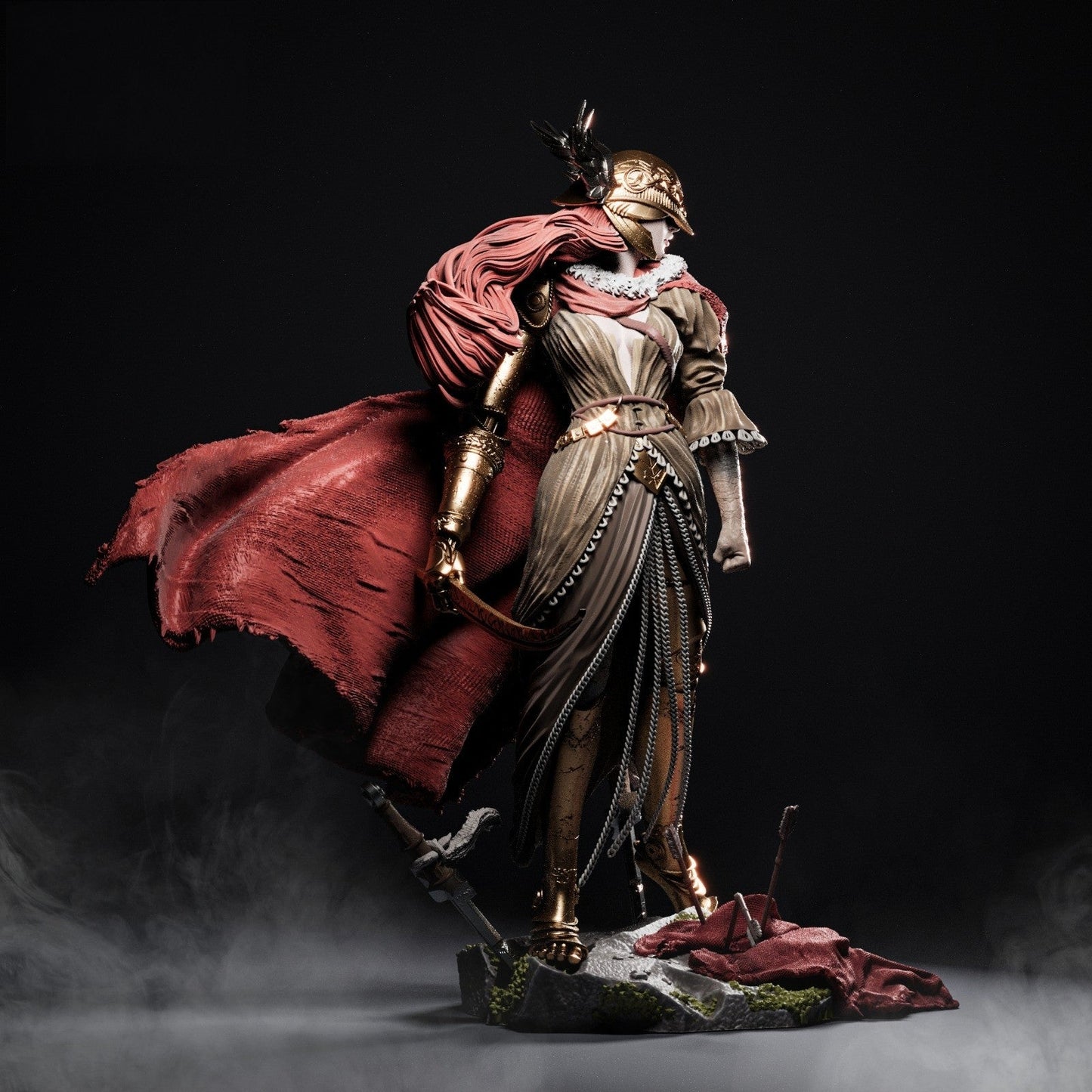 1418 Malenia - Elden Ring - STL 3D Print Files - 3D Printed Garage Kit ガレージキット Resin Model Scale Figure フィギュア