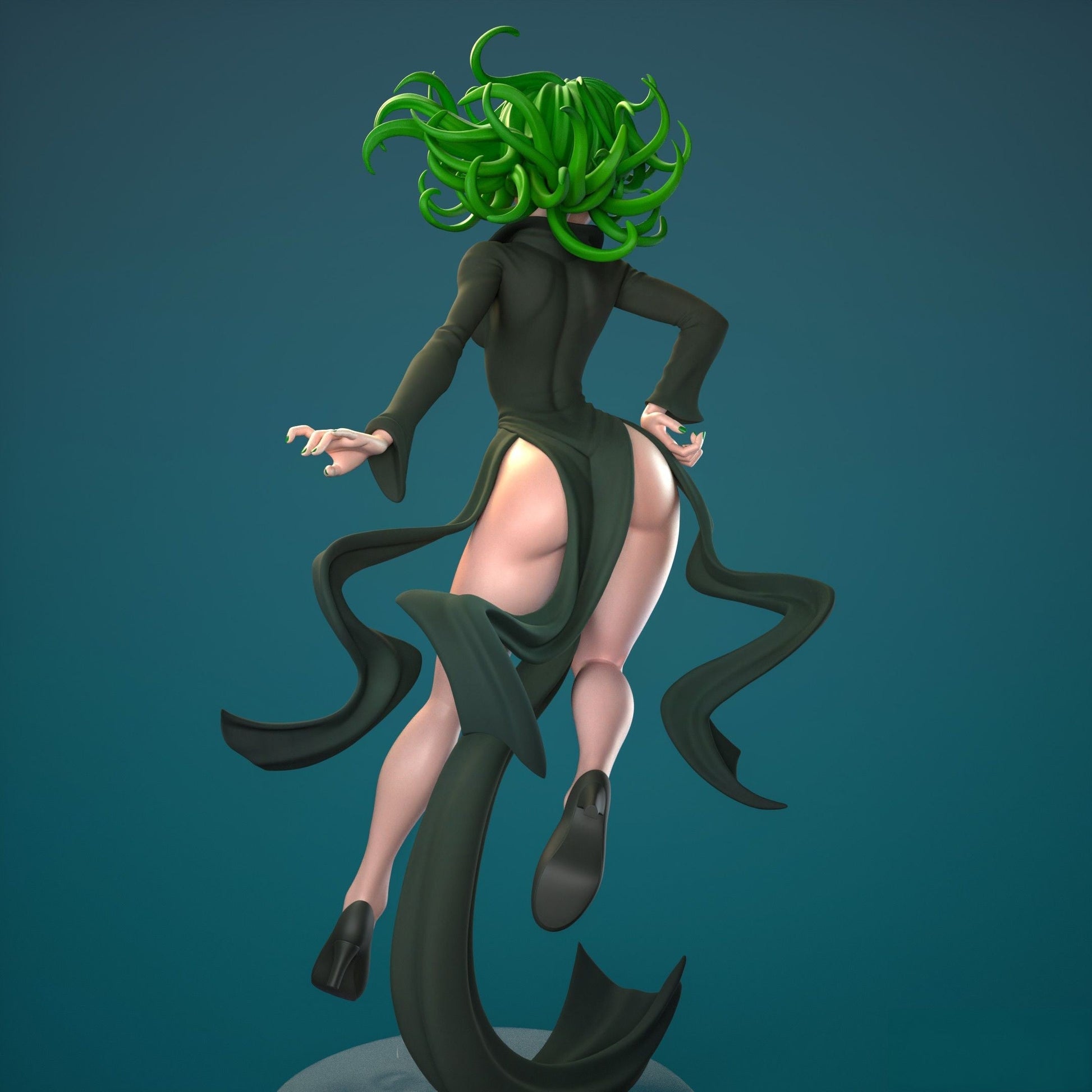 1307 Tatsumaki Special Edition - One-Punch Man - STL 3D Print Files - 3D Printed Garage Kit ガレージキット Resin Model Scale Figure フィギュア