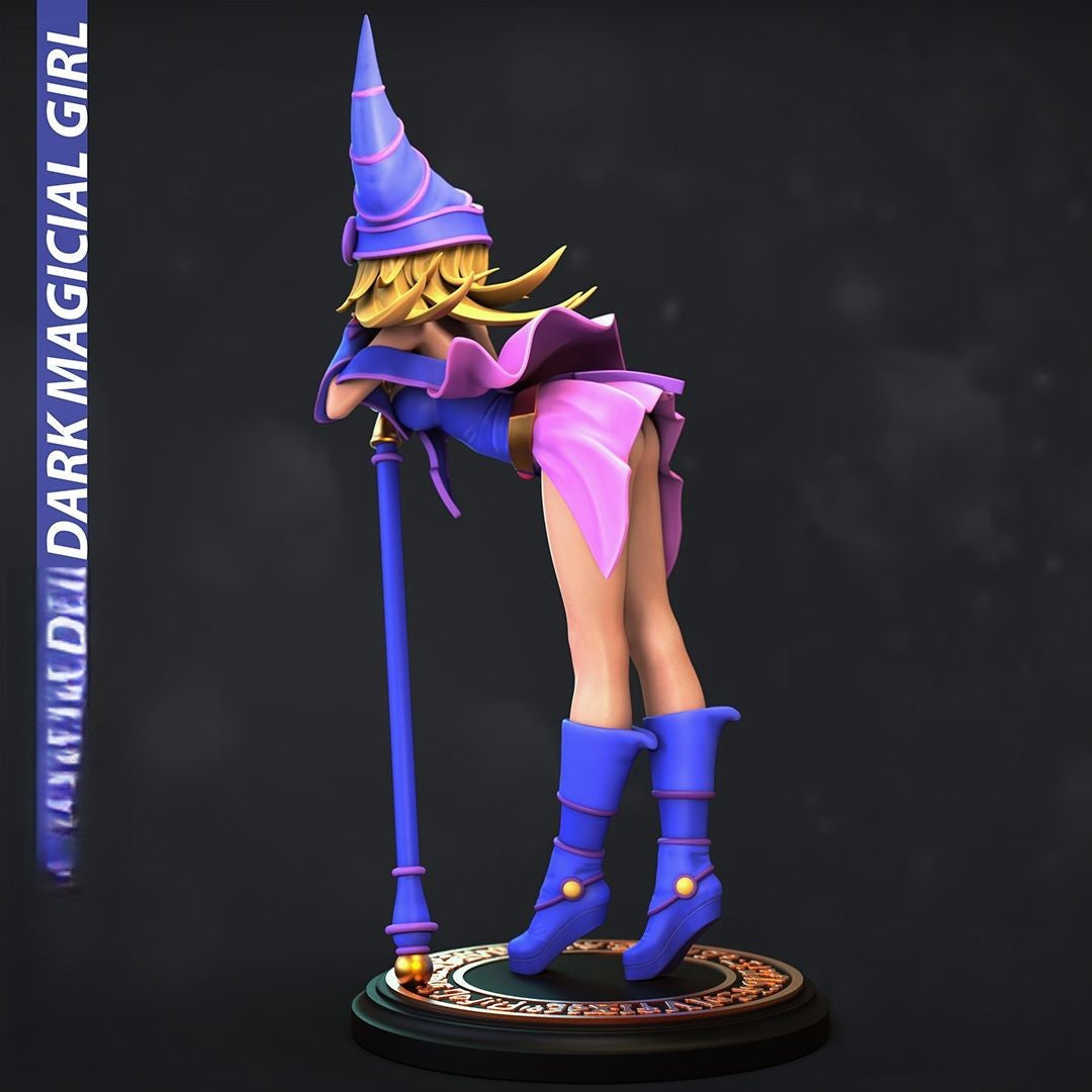 1298 Dark Magician Girl Special Edition- Yu-Gi-Oh! - STL 3D Print Files - 3D Printed Garage Kit ガレージキット Resin Model Scale Figure フィギュア