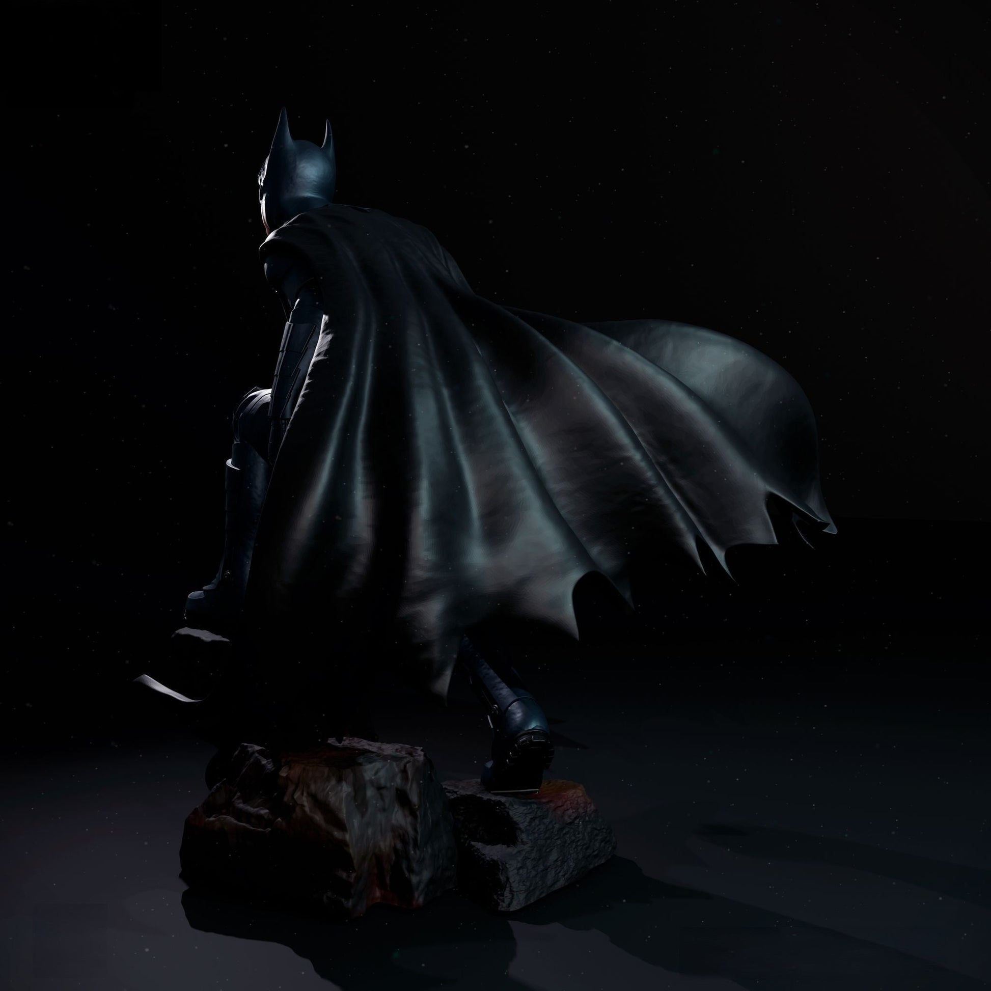 1445 Batman - Michael Keaton - STL 3D Print Files - 3D Printed Garage Kit ガレージキット Resin Model Scale Figure フィギュア