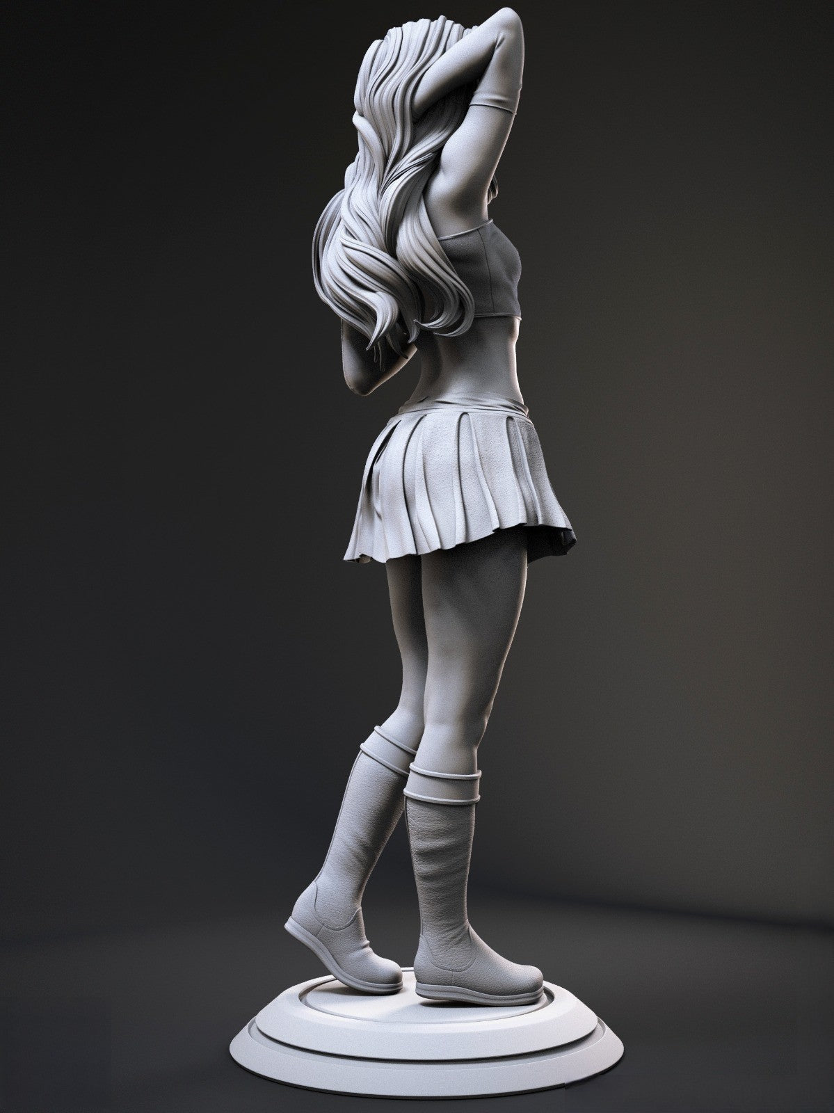 1456 Supergirl - DC Comics - STL 3D Print Files - 3D Printed Garage Kit ガレージキット Resin Model Scale Figure フィギュア