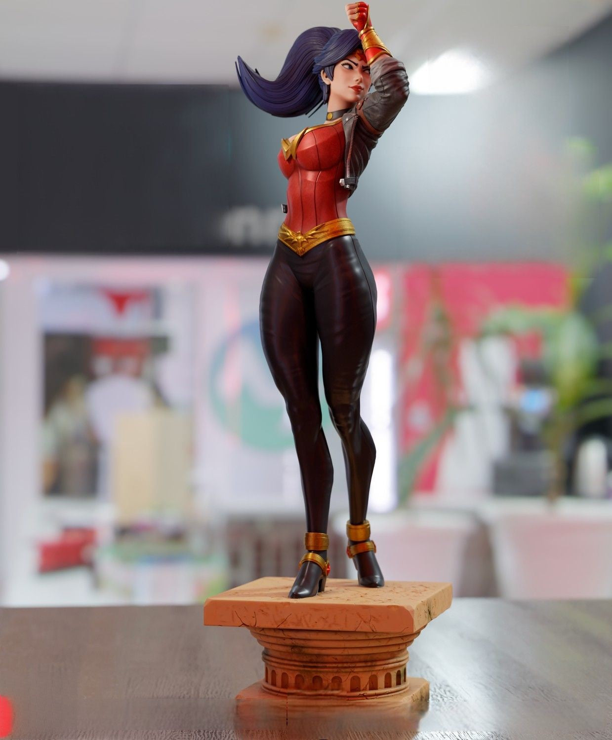1833 Wonder Woman Special Edition - STL 3D Print Files - 3D Printed Garage Kit ガレージキット Resin Model Scale Figure フィギュア