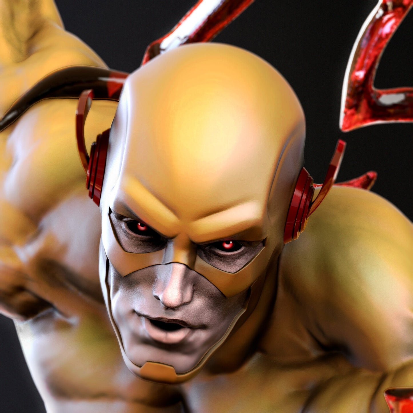 Reverse Flash - STL 3D Print Files - 3D Printed Garage Kit ガレージキット Resin Model Scale Figure フィギュア
