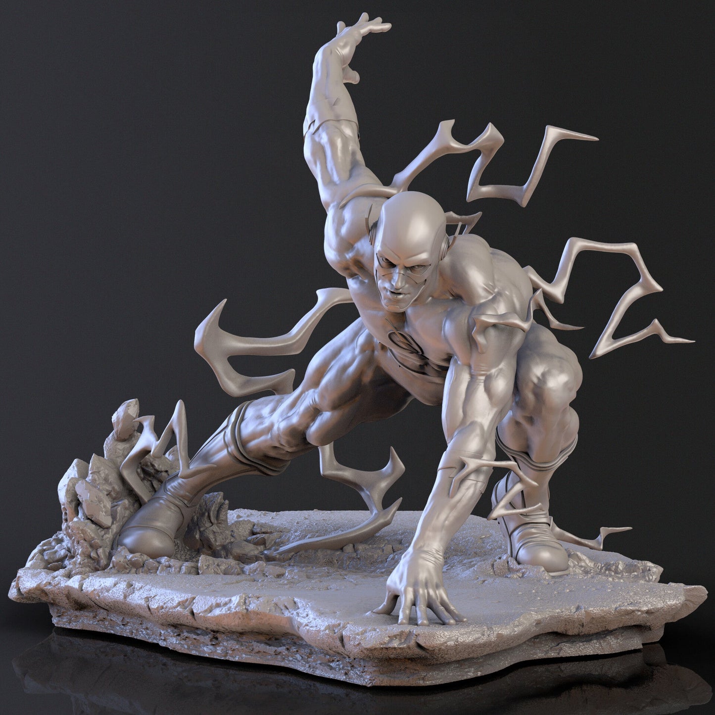 Reverse Flash - STL 3D Print Files - 3D Printed Garage Kit ガレージキット Resin Model Scale Figure フィギュア
