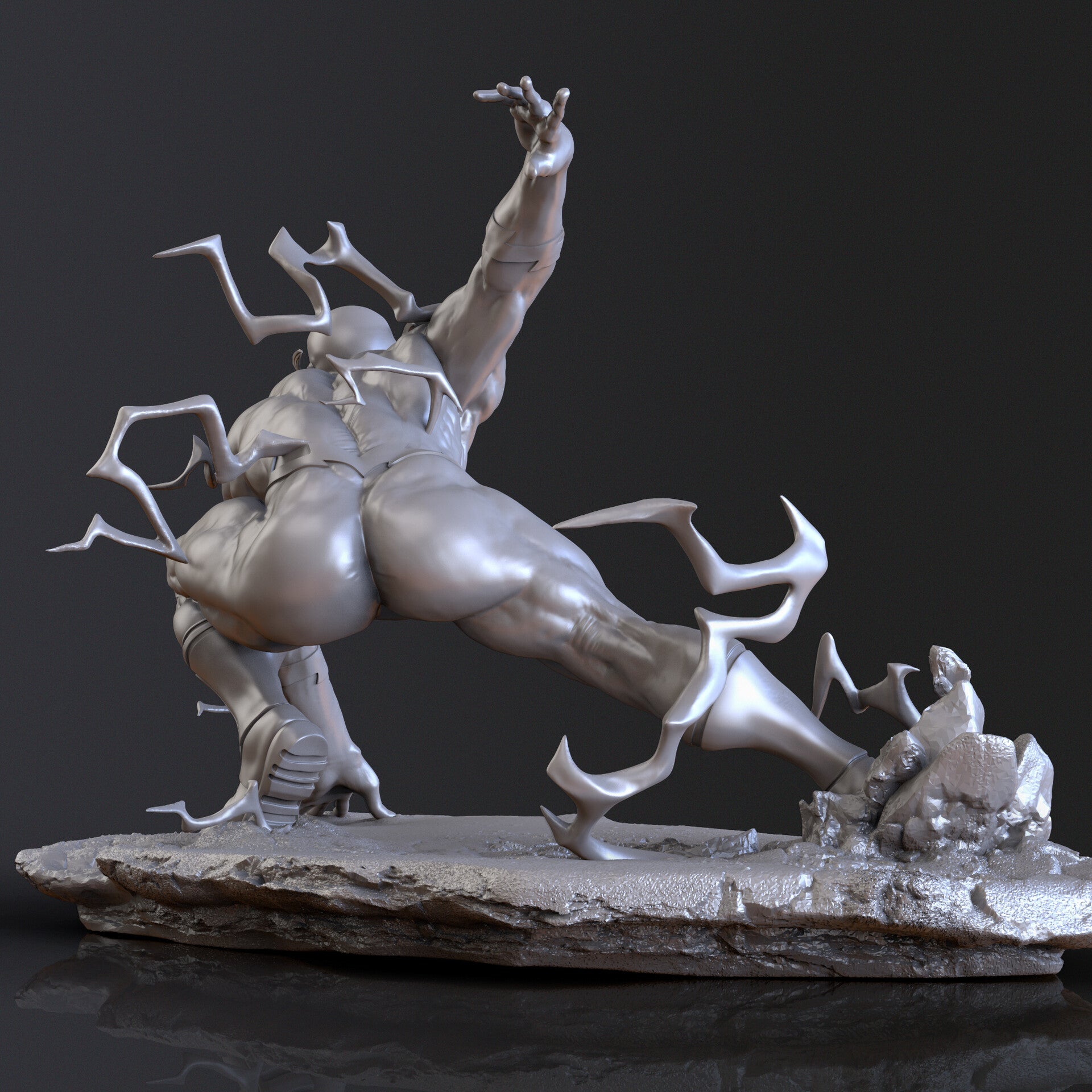 Reverse Flash - STL 3D Print Files - 3D Printed Garage Kit ガレージキット Resin Model Scale Figure フィギュア