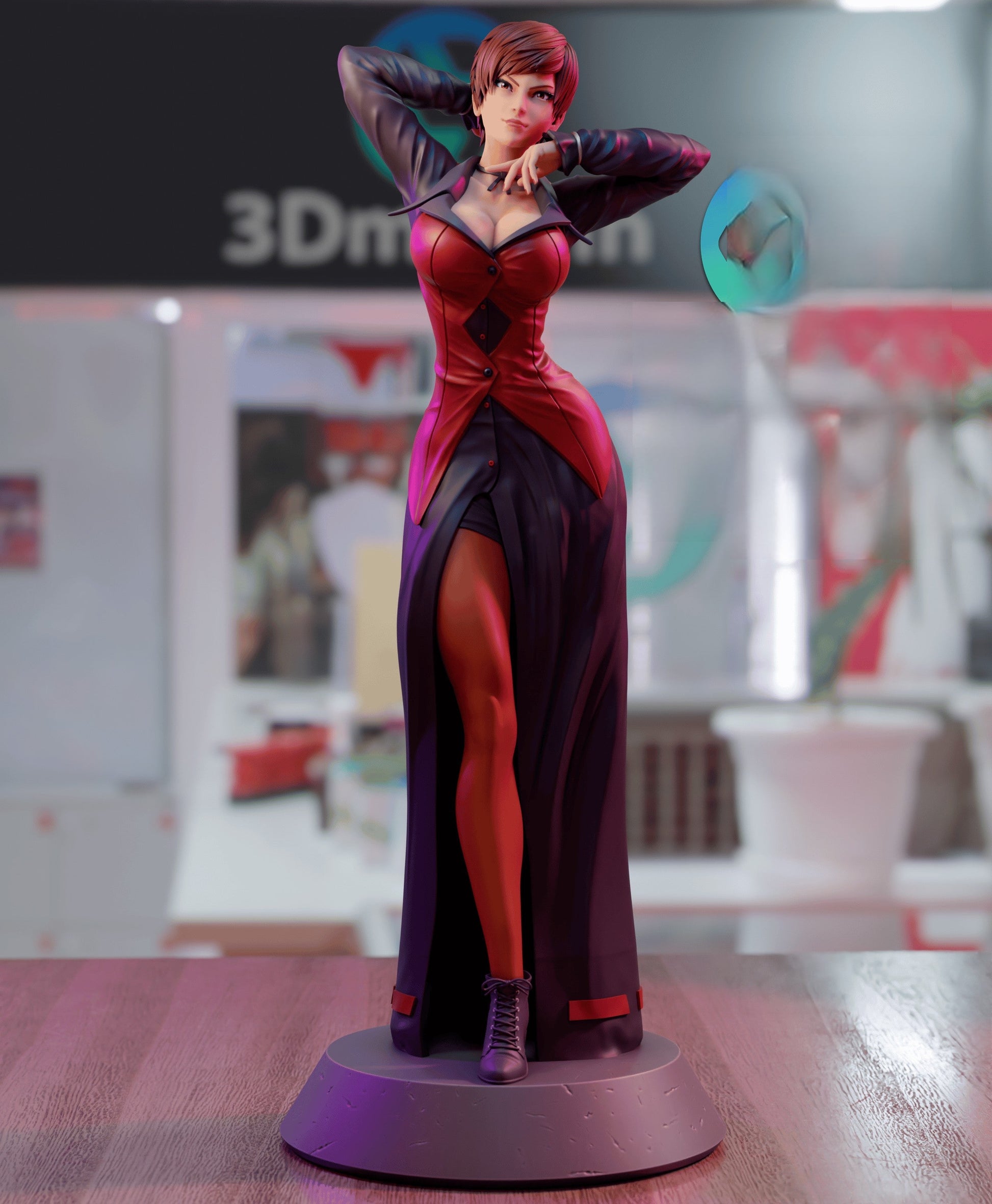 Vice Special Edition - The King of Fighters - STL 3D Print Files - 3D Printed Garage Kit ガレージキット Resin Model Scale Figure フィギュア