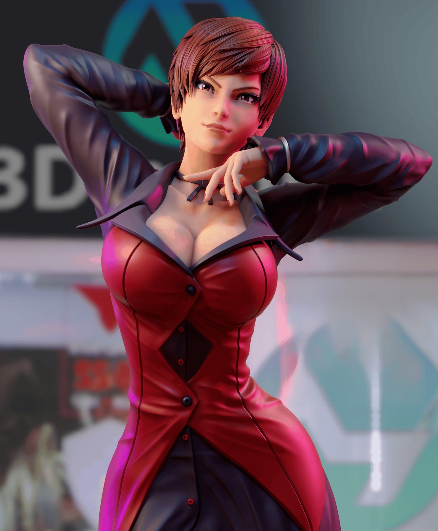 Vice Special Edition - The King of Fighters - STL 3D Print Files - 3D Printed Garage Kit ガレージキット Resin Model Scale Figure フィギュア