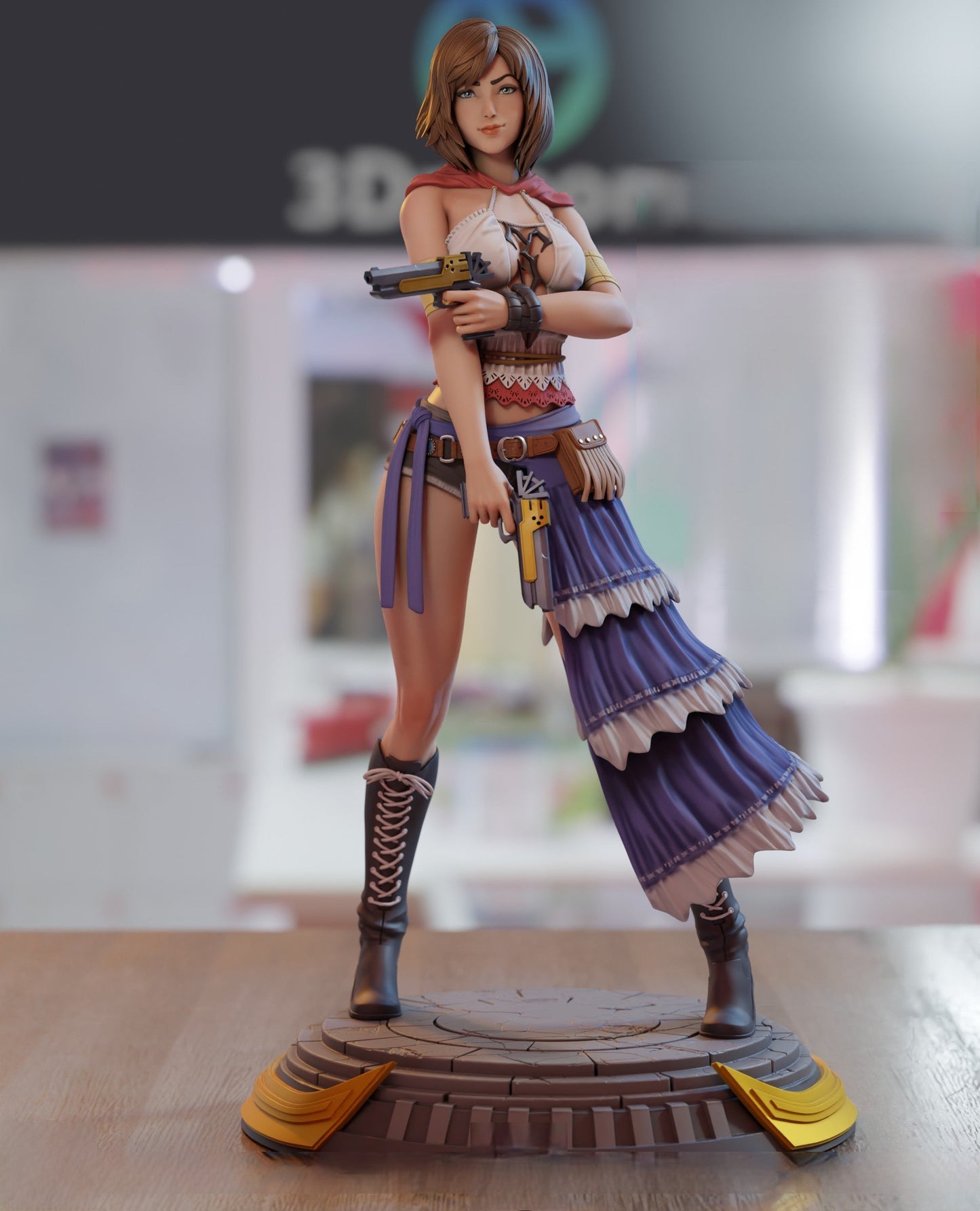 Yuna Special Edition - Final Fantasy X - STL 3D Print Files - 3D Printed Garage Kit ガレージキット Resin Model Scale Figure フィギュア