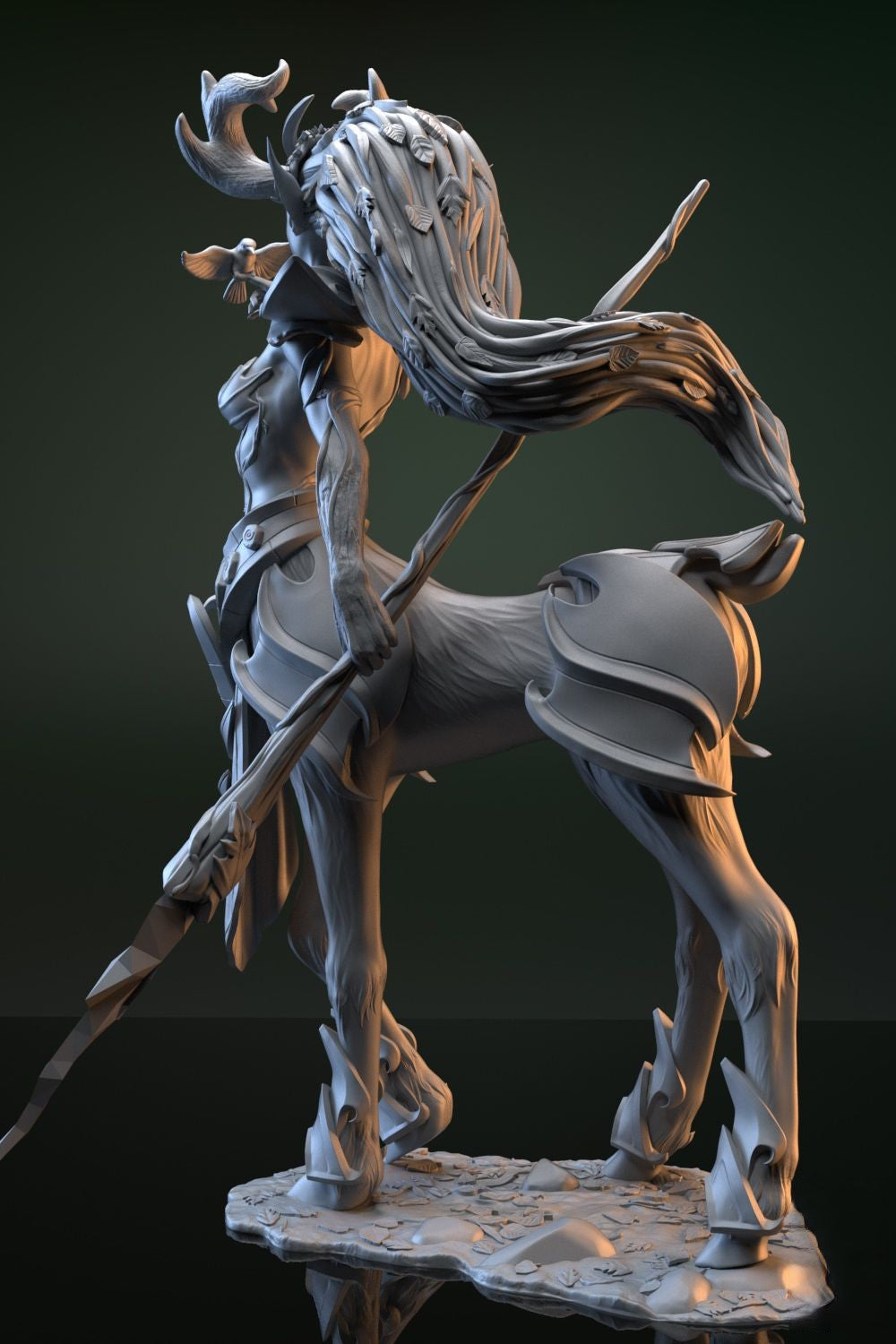 The Dryad Special Edition - STL 3D Print Files - 3D Printed Garage Kit ガレージキット Resin Model Scale Figure フィギュア