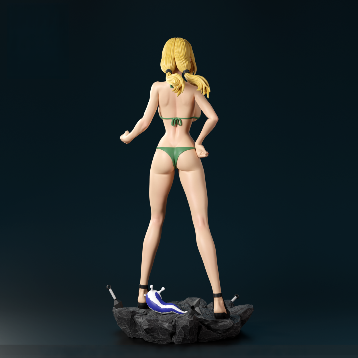 Tsunade Special Edition - Naruto - STL 3D Print Files - 3D Printed Garage Kit ガレージキット Resin Model Scale Figure フィギュア