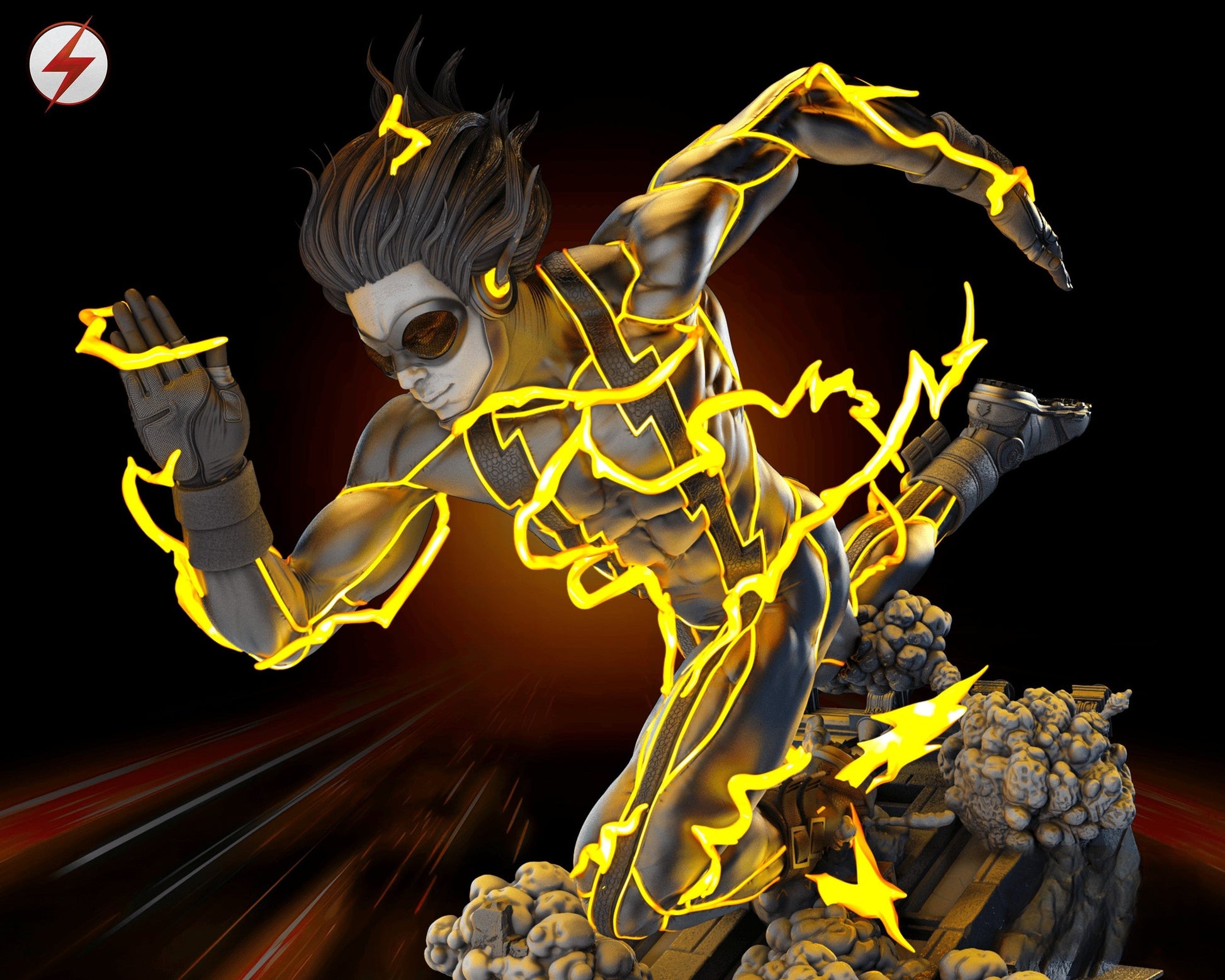 Impulse - Young Justice - STL 3D Print Files - 3D Printed Garage Kit ガレージキット Resin Model Scale Figure フィギュア