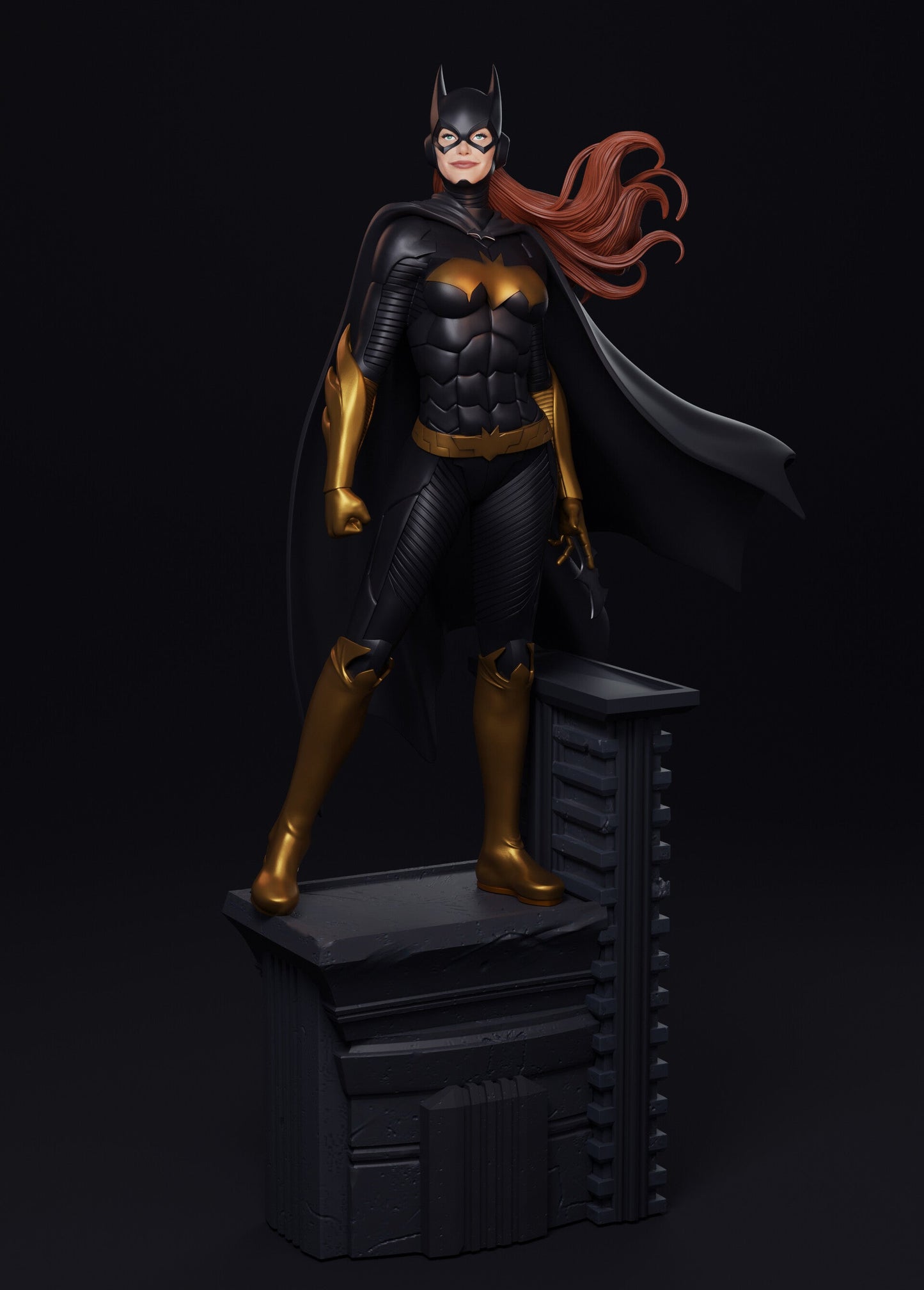 Batgirl - DC Comics - STL 3D Print Files - 3D Printed Garage Kit ガレージキット Resin Model Scale Figure フィギュア