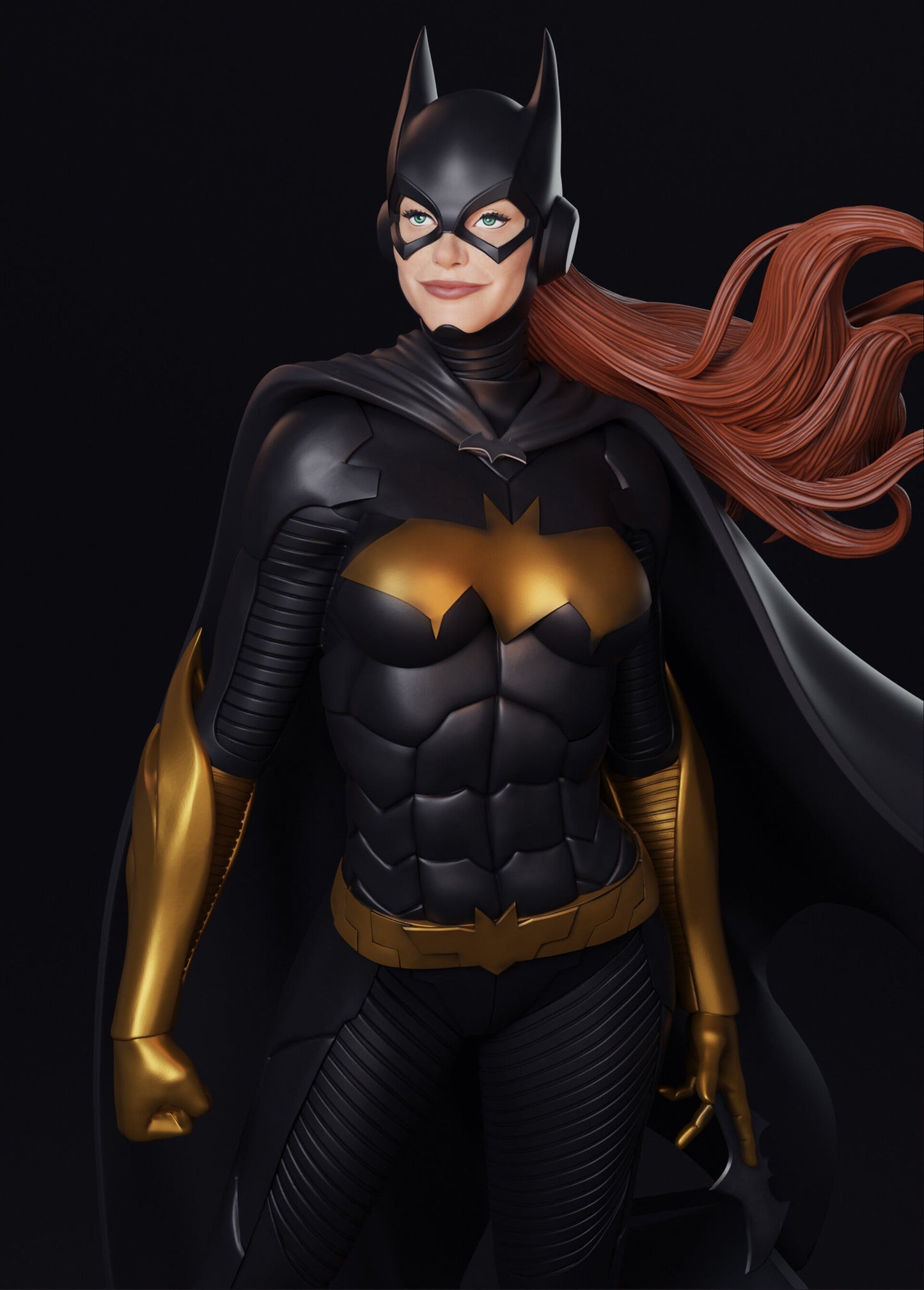 Batgirl - DC Comics - STL 3D Print Files - 3D Printed Garage Kit ガレージキット Resin Model Scale Figure フィギュア
