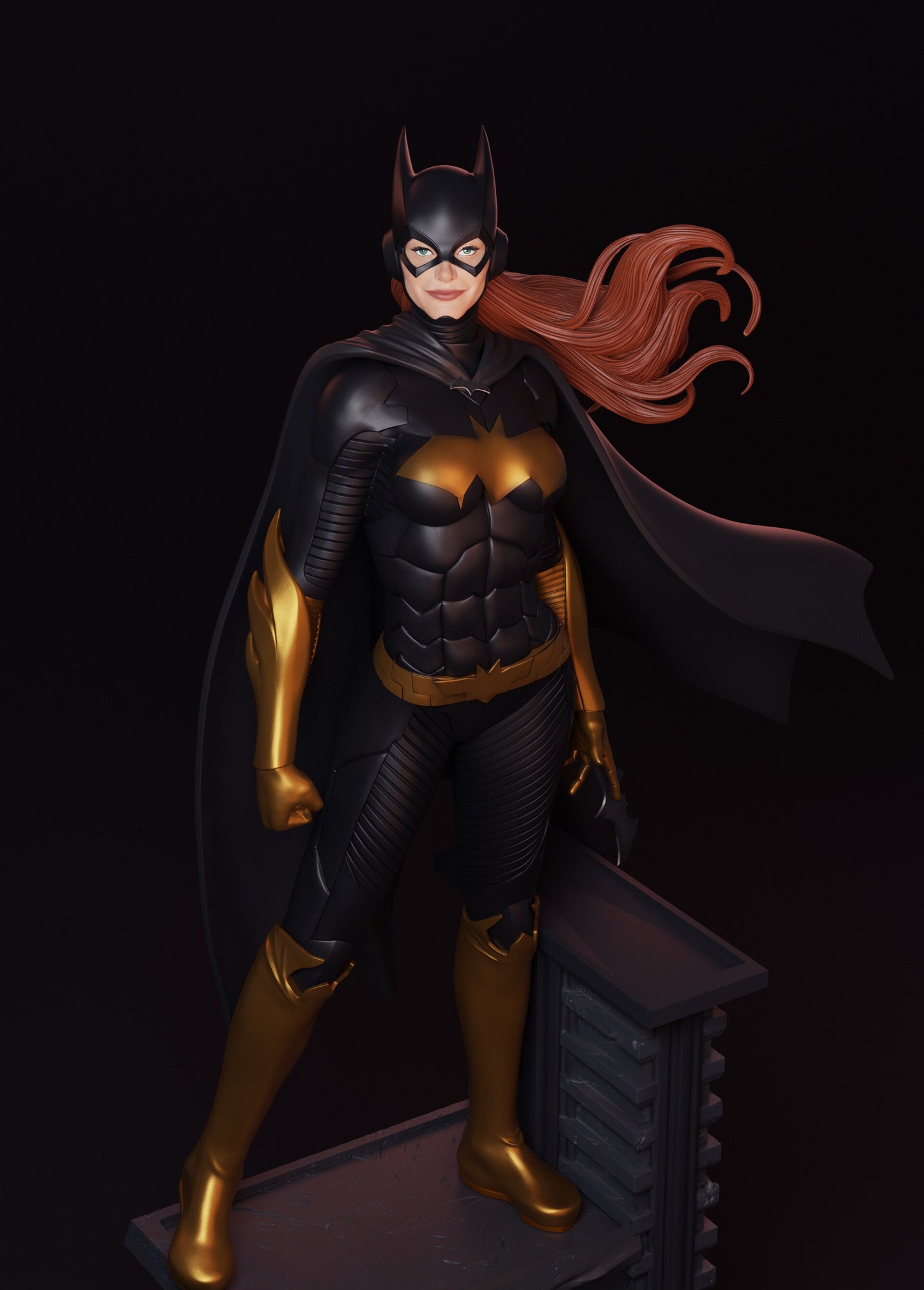 Batgirl - DC Comics - STL 3D Print Files - 3D Printed Garage Kit ガレージキット Resin Model Scale Figure フィギュア