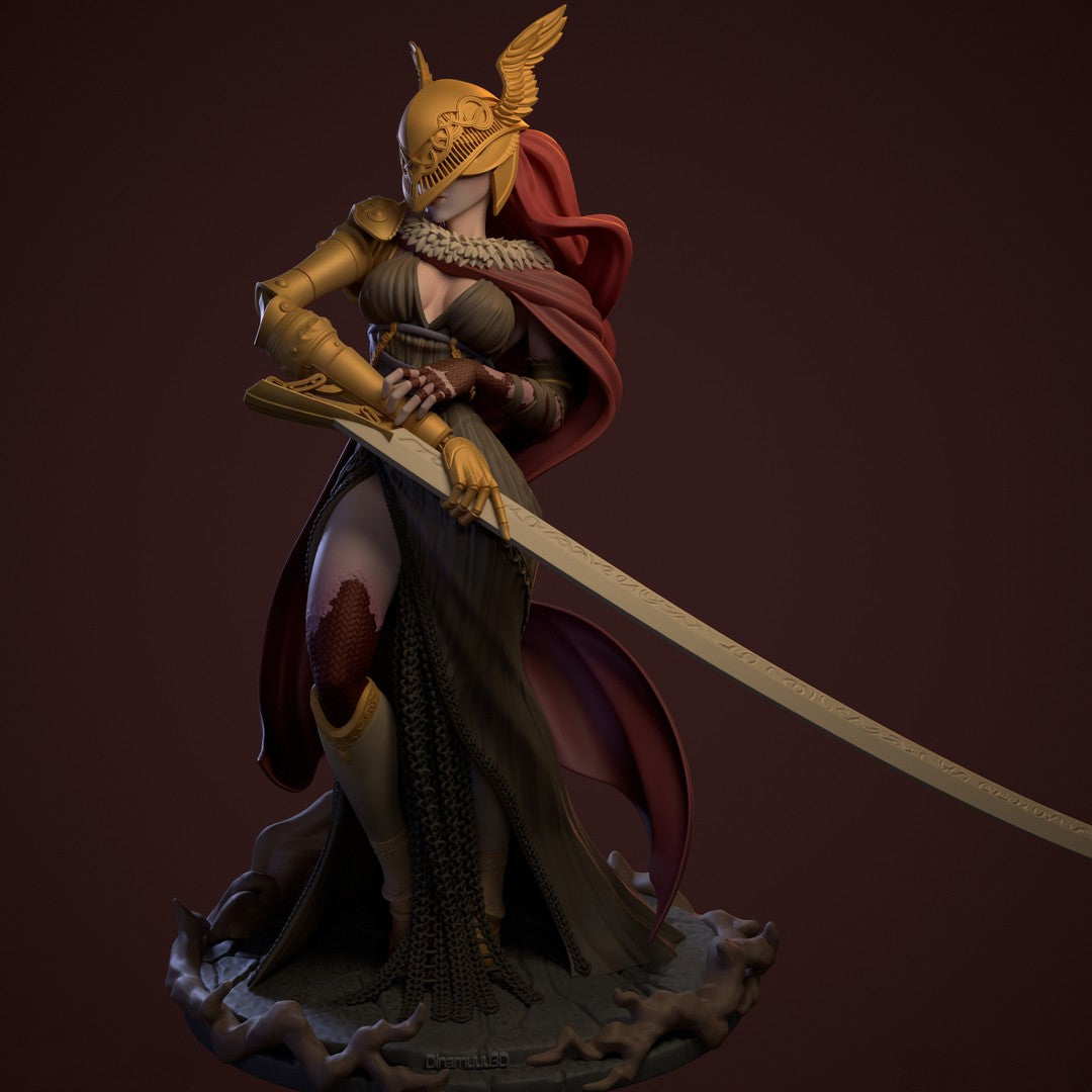 1583 Malenia Special Edition - Elden Ring - STL 3D Print Files - 3D Printed Garage Kit ガレージキット Resin Model Scale Figure フィギュア