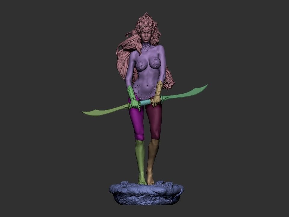 DEJAH THORIS Special Edition - STL 3D Print Files - 3D Printed Garage Kit ガレージキット Resin Model Scale Figure フィギュア