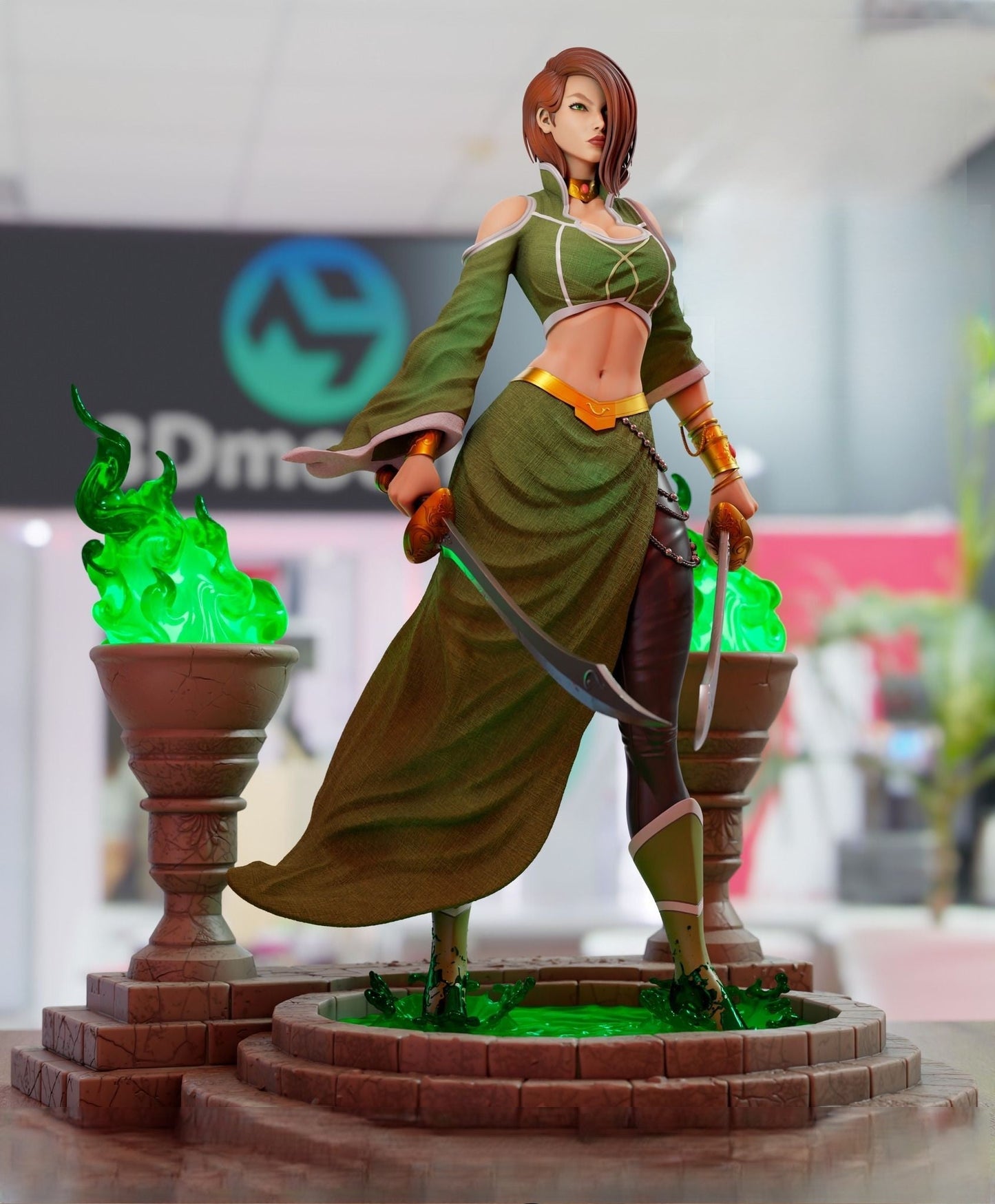 Talia al Ghul Special Edition - DC Comic - STL 3D Print Files - 3D Printed Garage Kit ガレージキット Resin Model Scale Figure フィギュア