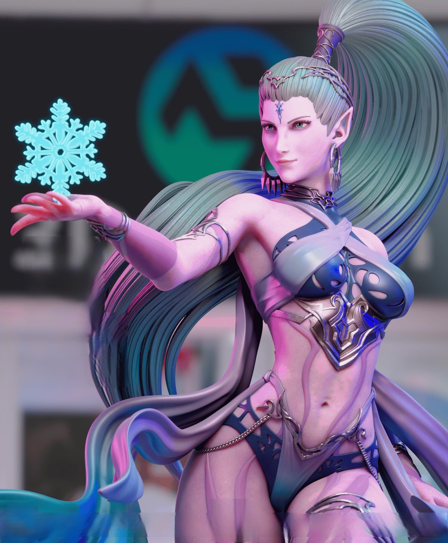 Shiva Special Edition - Final Fantasy - STL 3D Print Files - 3D Printed Garage Kit ガレージキット Resin Model Scale Figure フィギュア