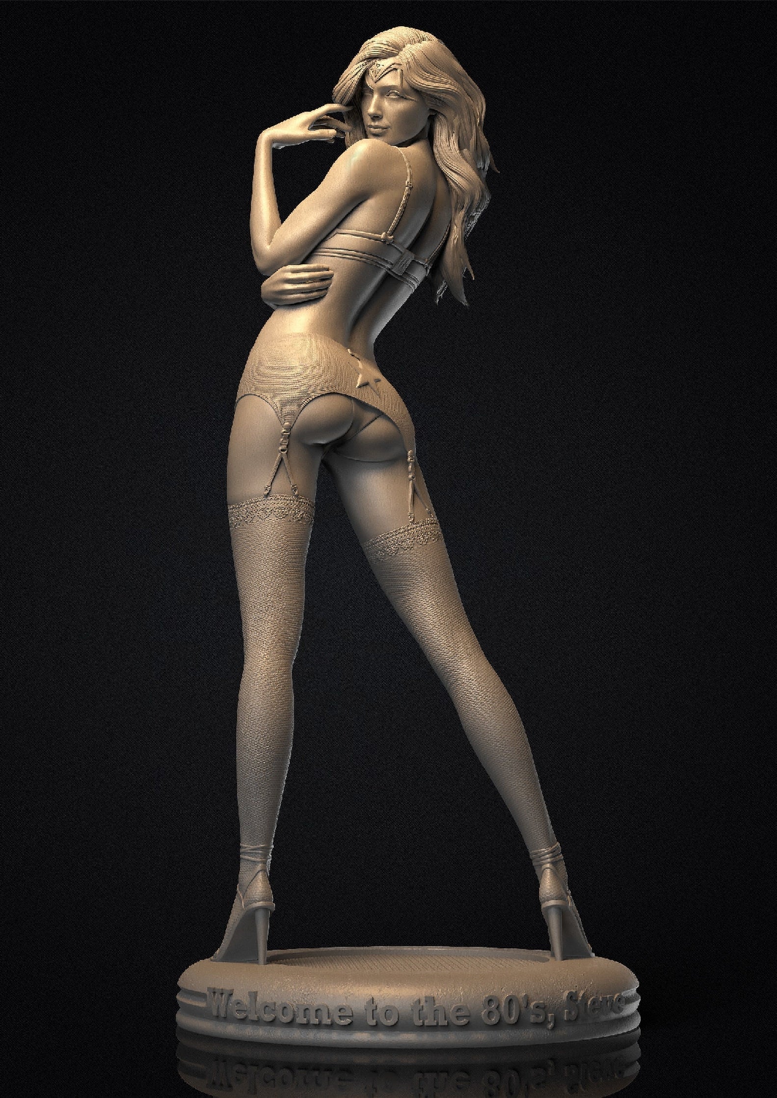 Wonder Woman Special Edition - Diana Prince - STL 3D Print Files - 3D Printed Garage Kit ガレージキット Resin Model Scale Figure フィギュア