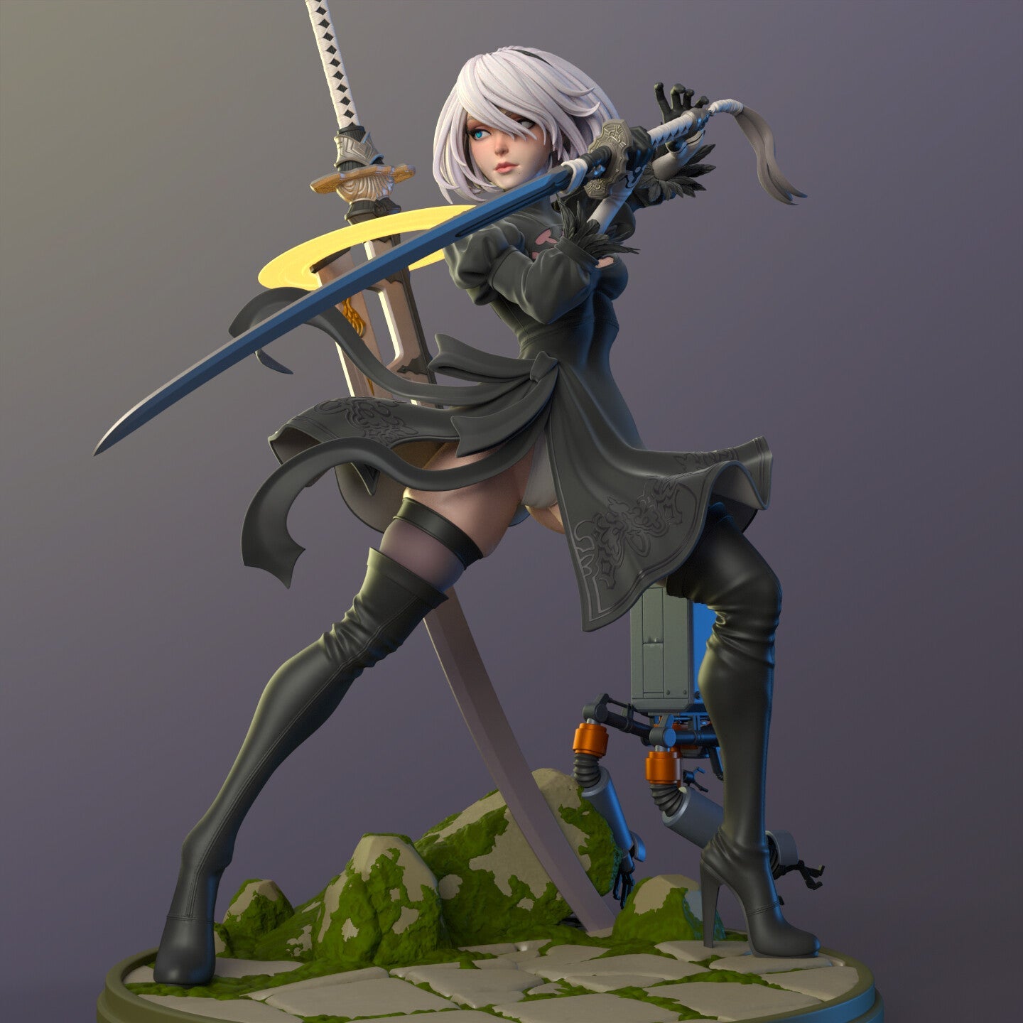 2B - Nier Automata - STL 3D Print Files