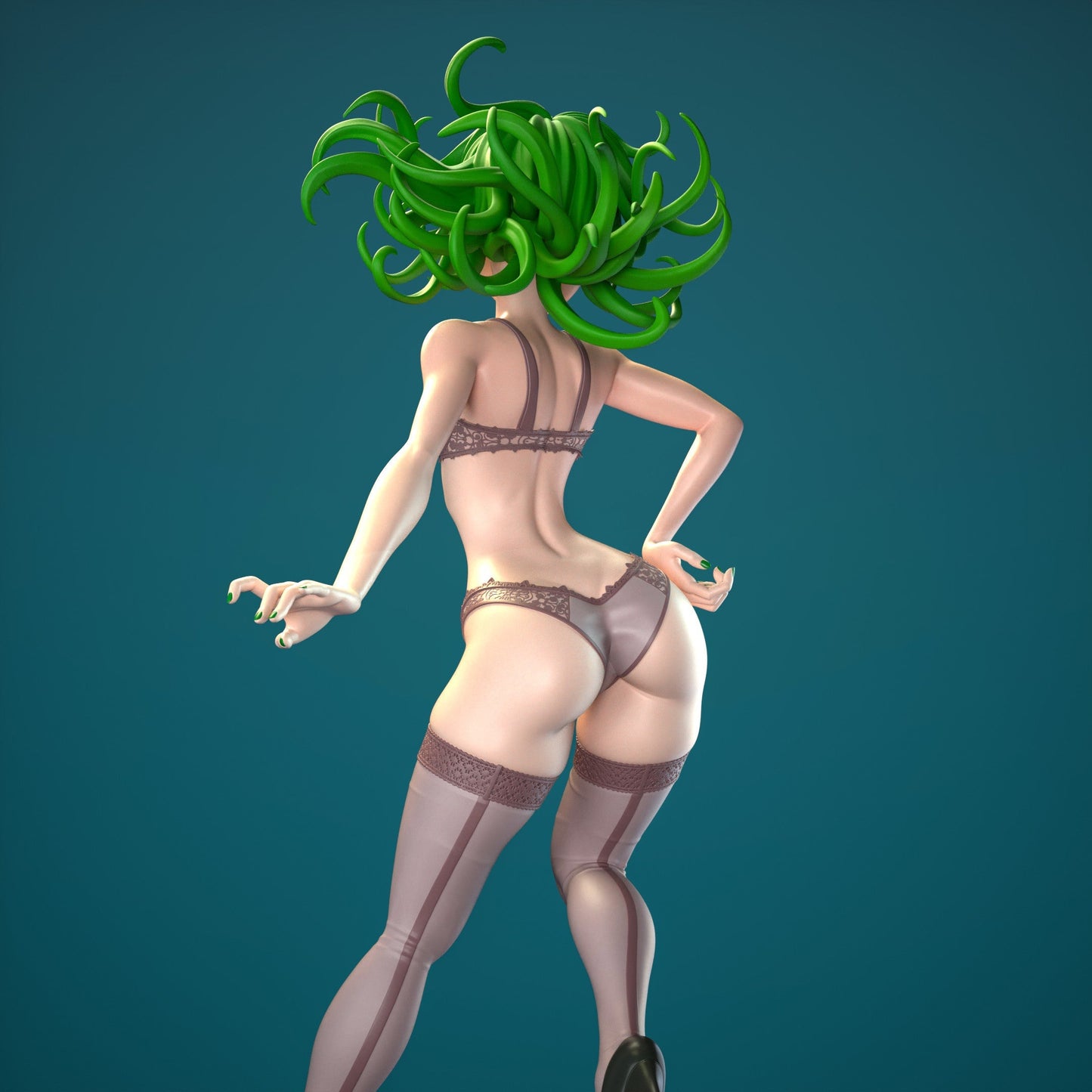 1307 Tatsumaki Special Edition - One-Punch Man - STL 3D Print Files - 3D Printed Garage Kit ガレージキット Resin Model Scale Figure フィギュア