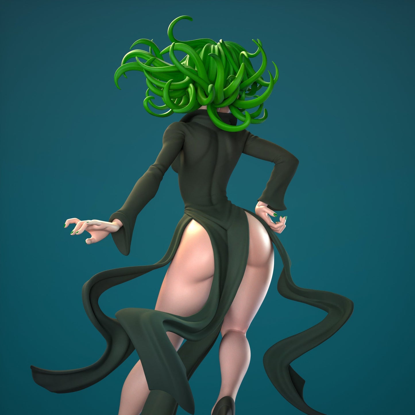 1307 Tatsumaki Special Edition - One-Punch Man - STL 3D Print Files - 3D Printed Garage Kit ガレージキット Resin Model Scale Figure フィギュア