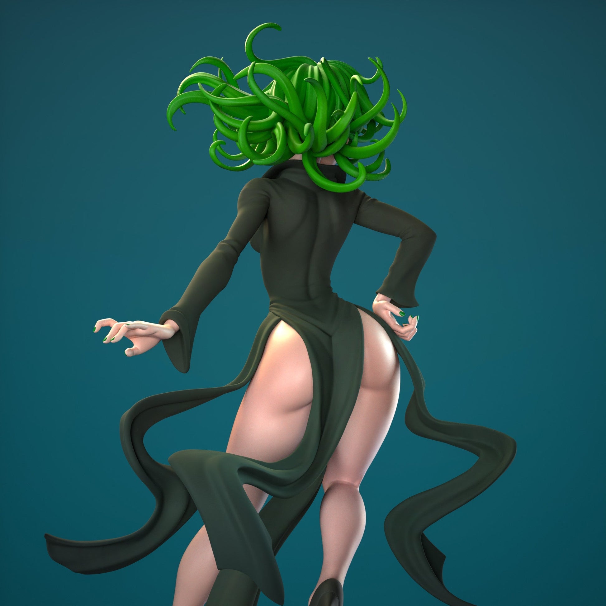 1307 Tatsumaki Special Edition - One-Punch Man - STL 3D Print Files - 3D Printed Garage Kit ガレージキット Resin Model Scale Figure フィギュア