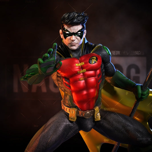 1391 Robin - Batman - STL 3D Print Files - 3D Printed Garage Kit ガレージキット Resin Model Scale Figure フィギュア