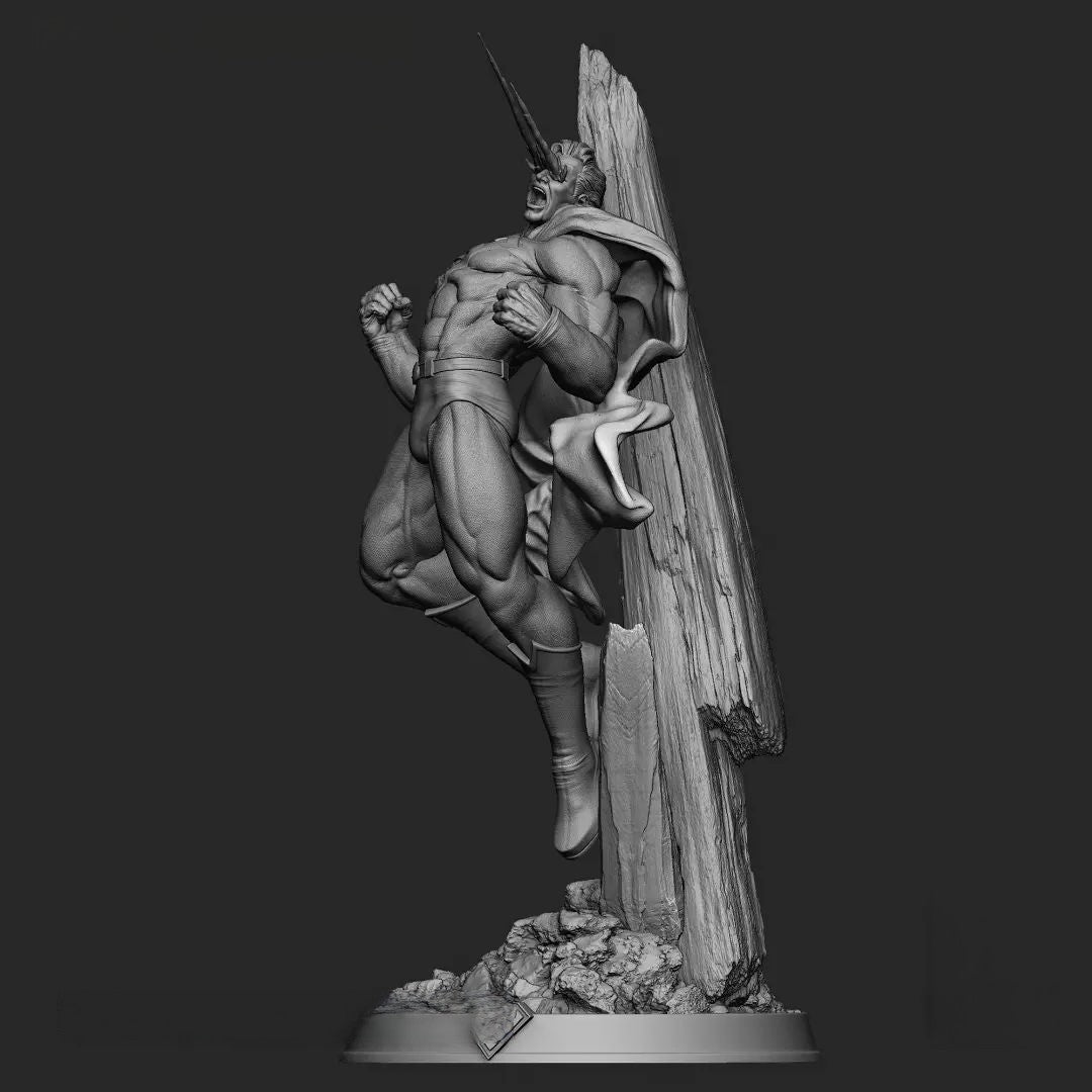 Superman Red Eyes - DC Comics - STL 3D Print Files - 3D Printed Garage Kit ガレージキット Resin Model Scale Figure フィギュア