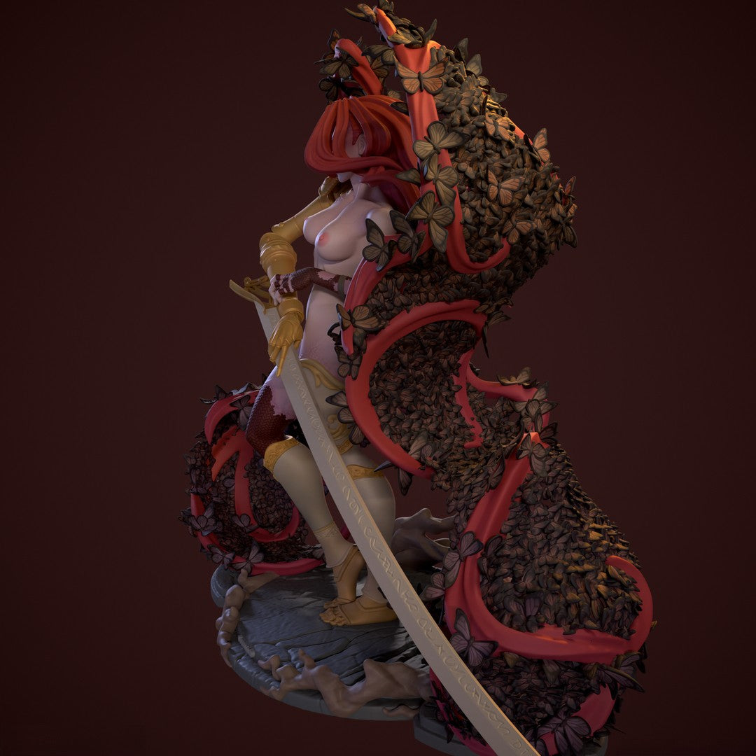 1583 Malenia Special Edition - Elden Ring - STL 3D Print Files - 3D Printed Garage Kit ガレージキット Resin Model Scale Figure フィギュア