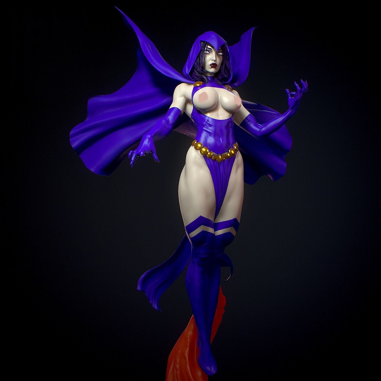 1417 Raven Special Edition - DC Comics - STL 3D Print Files - 3D Printed Garage Kit ガレージキット Resin Model Scale Figure フィギュア
