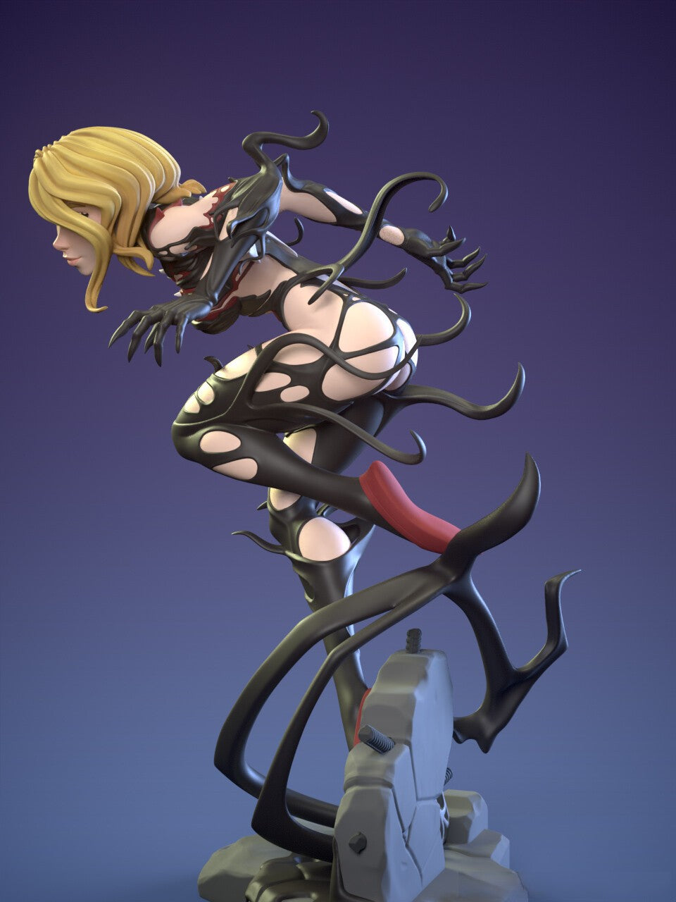1515 Spider Venom Gwen Special Edition - STL 3D Print Files - 3D Printed Garage Kit ガレージキット Resin Model Scale Figure フィギュア