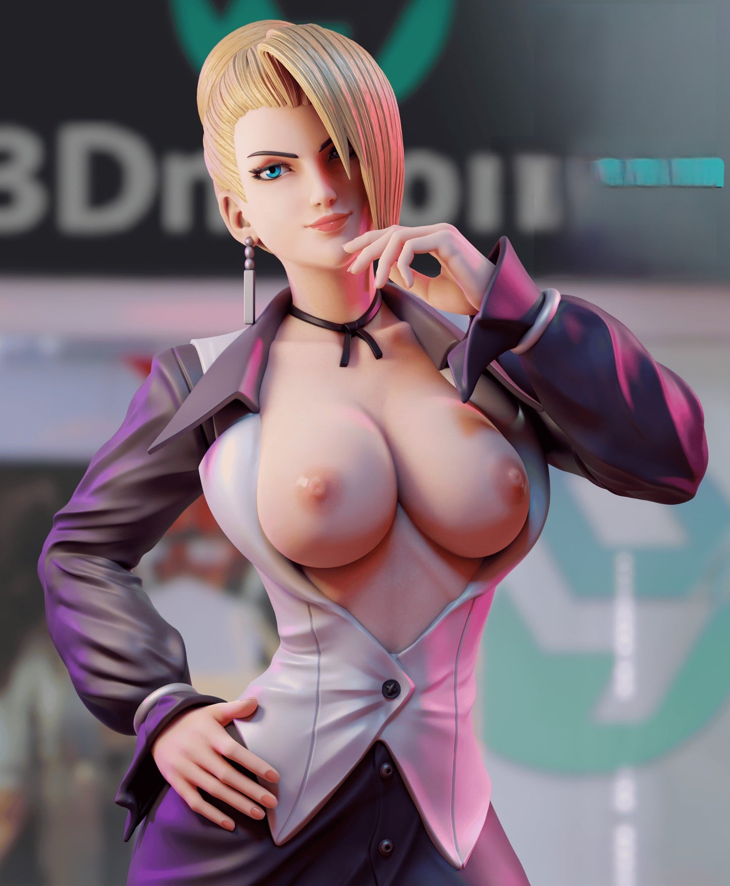 Mature Special Edition - The King of Fighters - STL 3D Print Files - 3D Printed Garage Kit ガレージキット Resin Model Scale Figure フィギュア