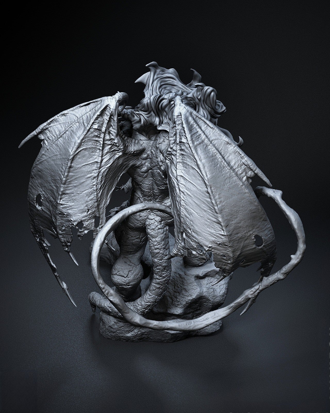 Gandalf vs Balrog - Lord of the Rings - Garage Kit Figure Resin Model 1/12スケール