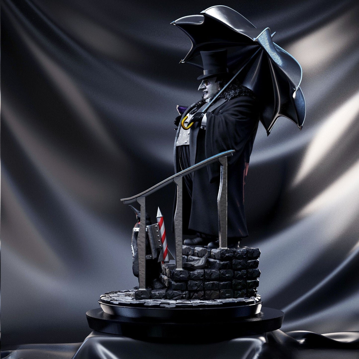 Penguin - Dany DeVito - Batman - STL 3D Print Files - 3D Printed Garage Kit ガレージキット Resin Model Scale Figure フィギュア