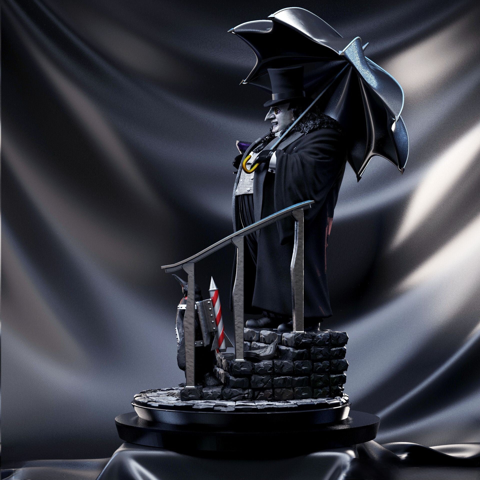 Penguin - Dany DeVito - Batman - STL 3D Print Files - 3D Printed Garage Kit ガレージキット Resin Model Scale Figure フィギュア