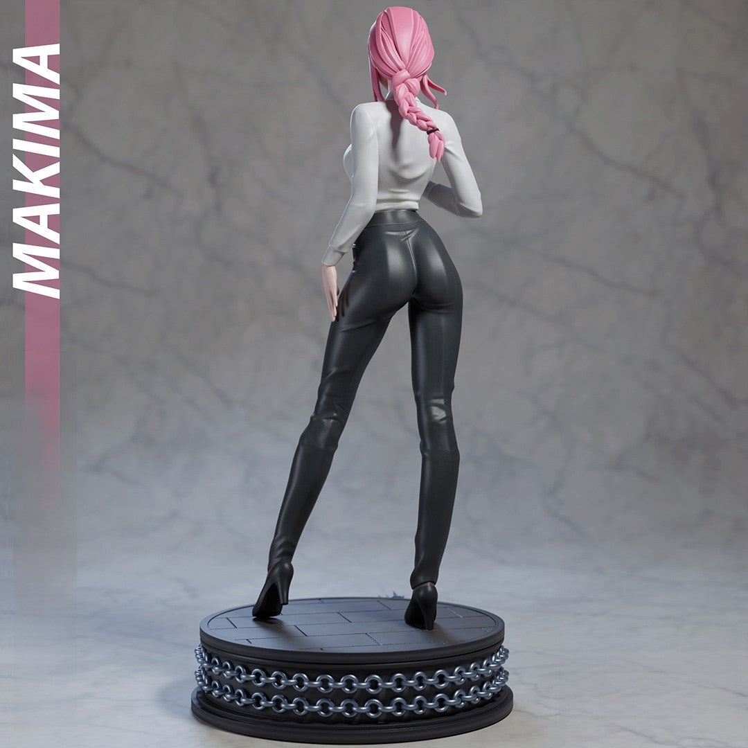 Makima Special Edition - Chainsaw Man - STL 3D Print Files - 3D Printed Garage Kit ガレージキット Resin Model Scale Figure フィギュア