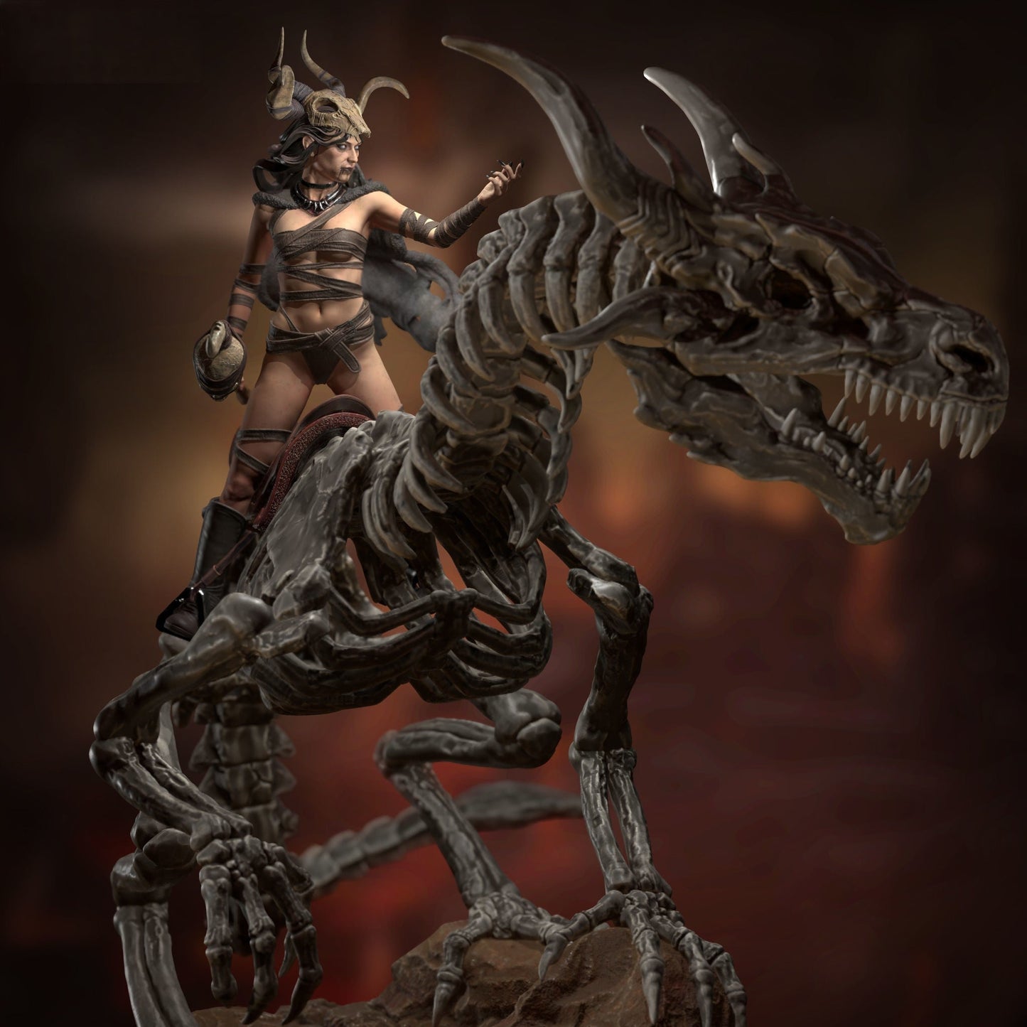 Zaya - Death Bringer 1/8 Scale - 3D Printed Garage Kit ガレージキット Resin Model Scale Figure フィギュア
