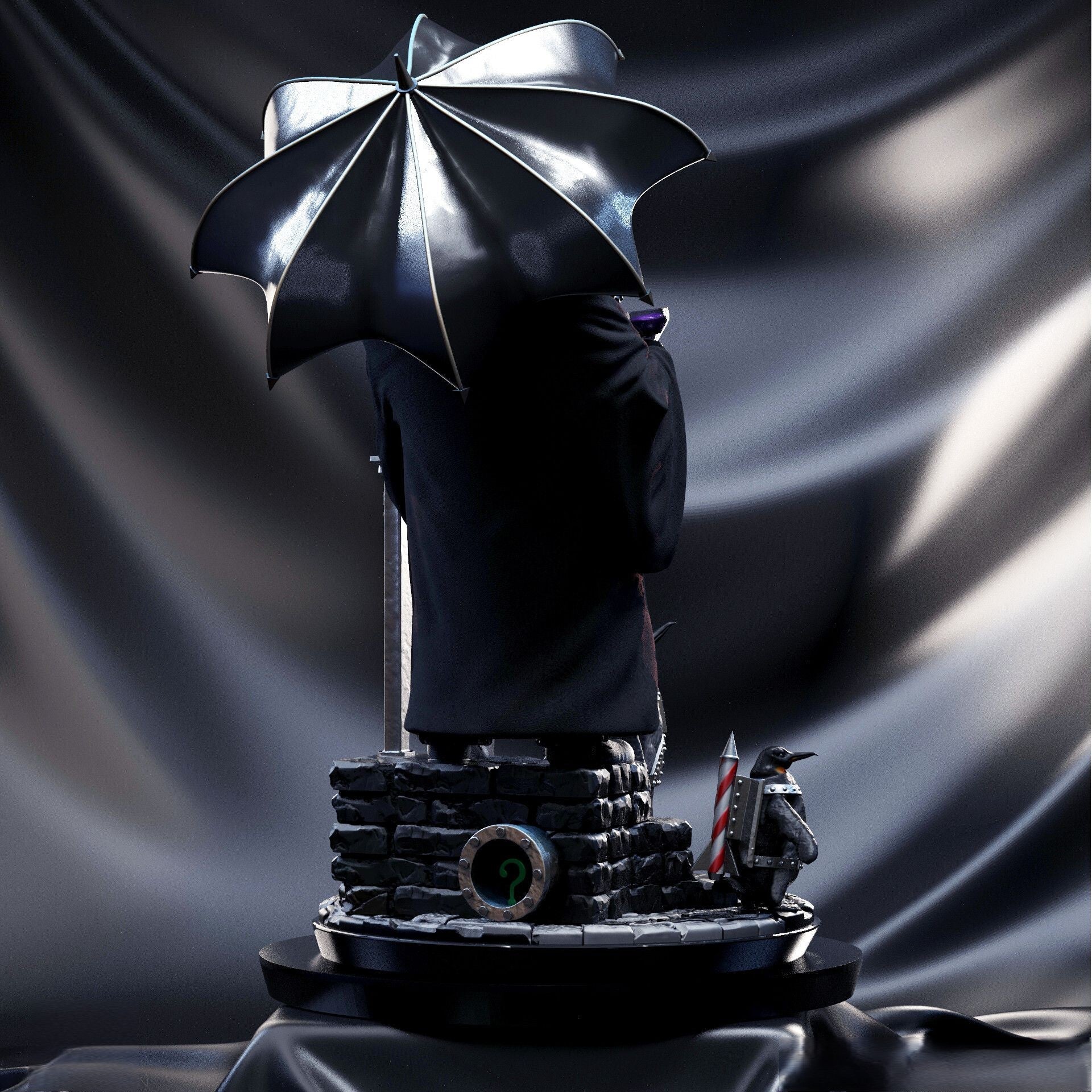 Penguin - Dany DeVito - Batman - STL 3D Print Files - 3D Printed Garage Kit ガレージキット Resin Model Scale Figure フィギュア