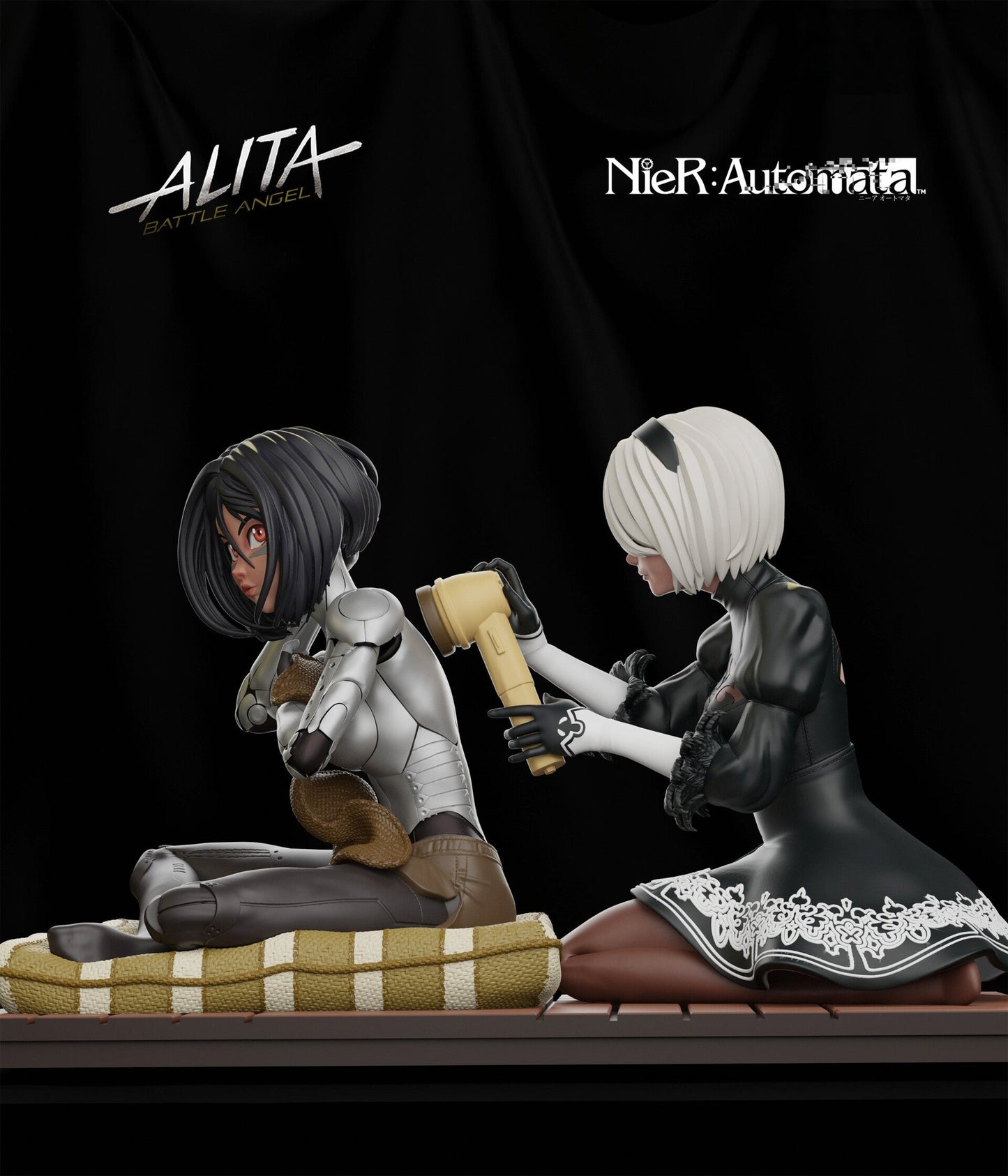 Alita and 2B Nier Automata - 1/8