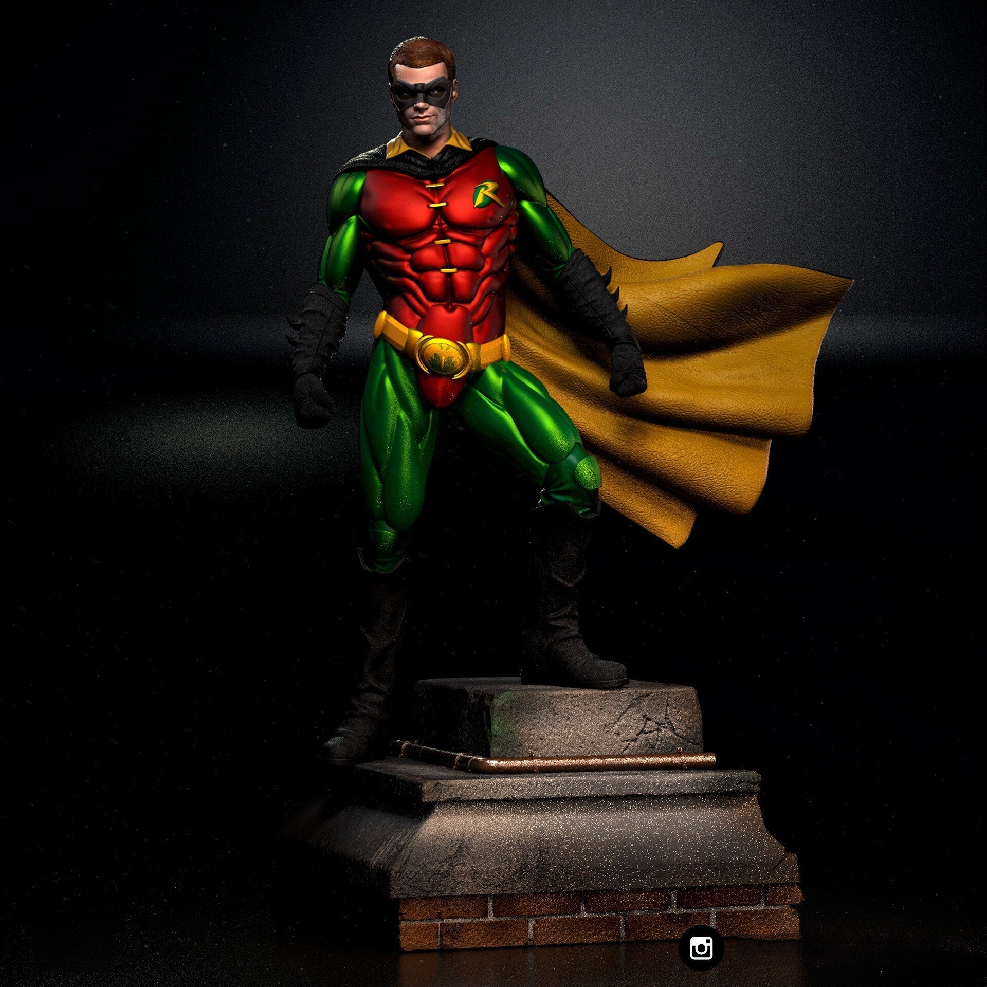 1607 Robin - Batman Forever - STL 3D Print Files - 3D Printed Garage Kit ガレージキット Resin Model Scale Figure フィギュア