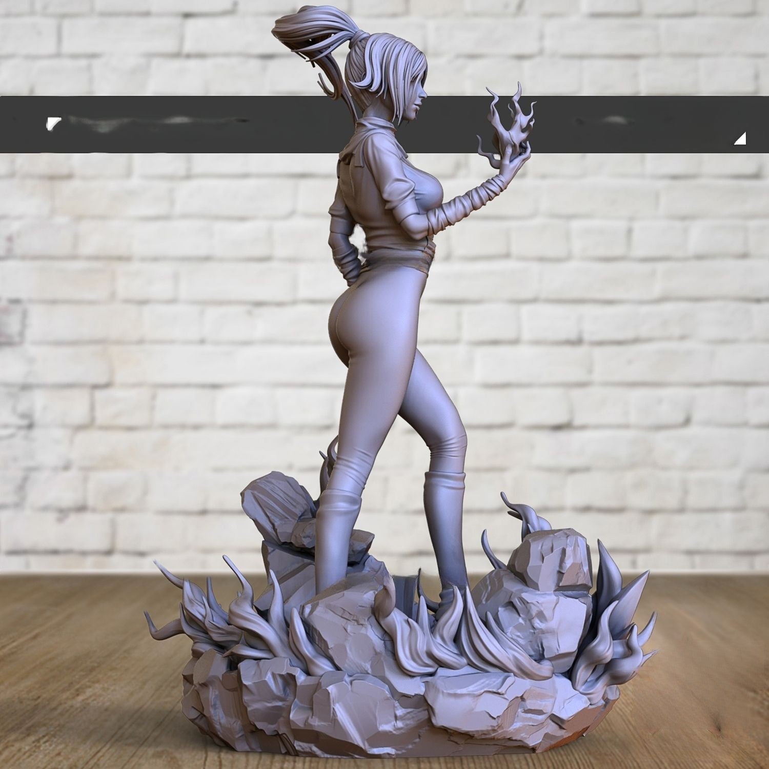 Yoruichi Shihouin Special Edition - Bleach - STL 3D Print Files - 3D Printed Garage Kit ガレージキット Resin Model Scale Figure フィギュア