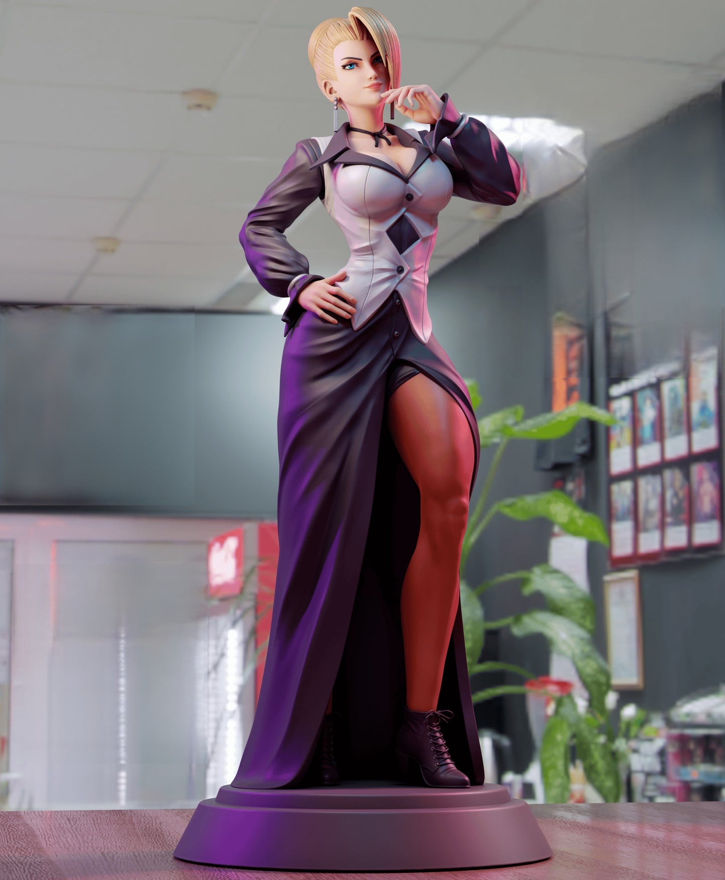 Mature Special Edition - The King of Fighters - STL 3D Print Files - 3D Printed Garage Kit ガレージキット Resin Model Scale Figure フィギュア