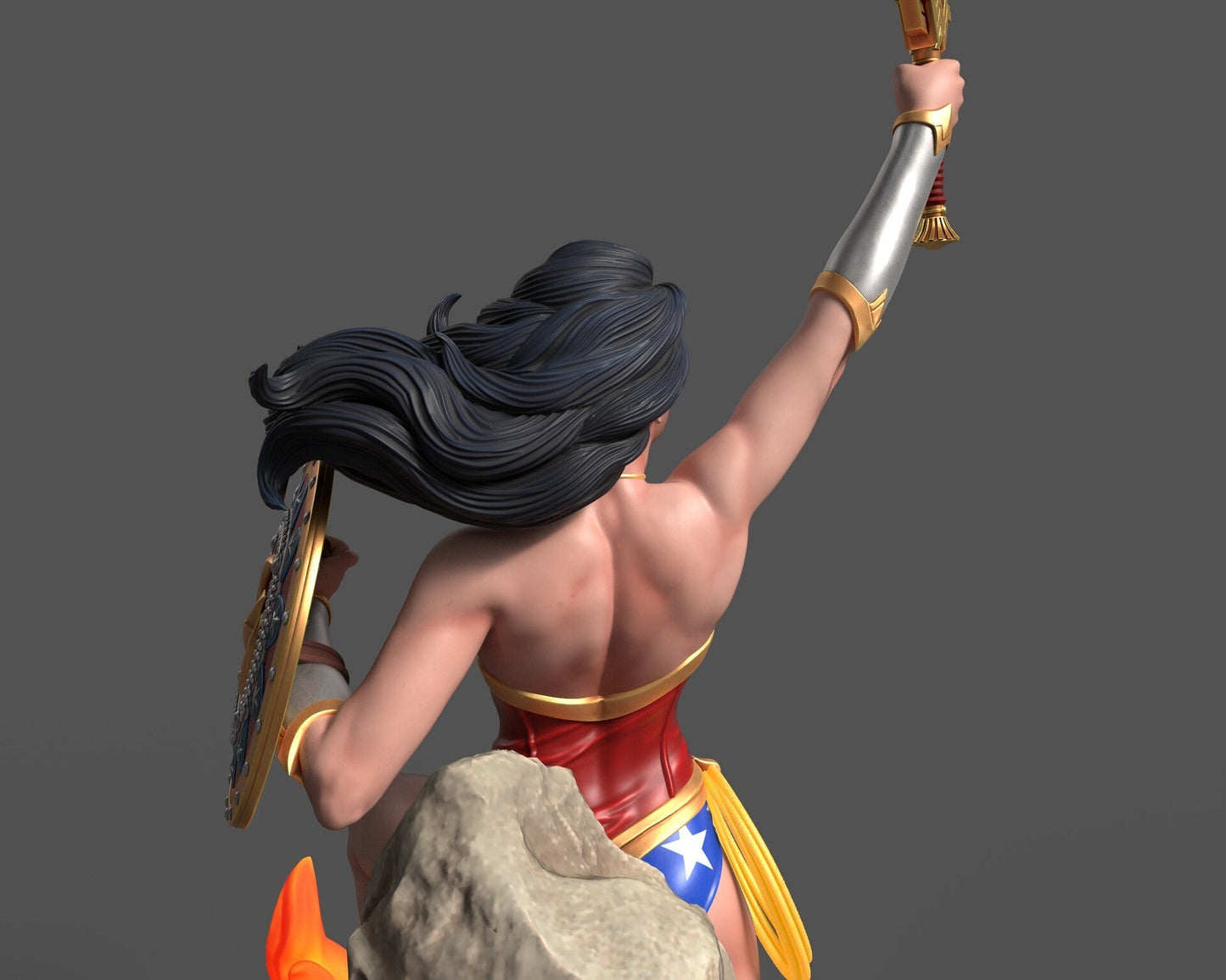 1469 Wonder Woman - DC Comics - STL 3D Print Files - 3D Printed Garage Kit ガレージキット Resin Model Scale Figure フィギュア