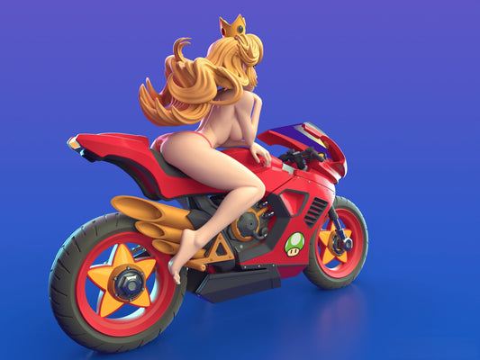Peach Special Edition - Super Mario Bros - STL 3D Print Files - 3D Printed Garage Kit ガレージキット Resin Model Scale Figure フィギュア