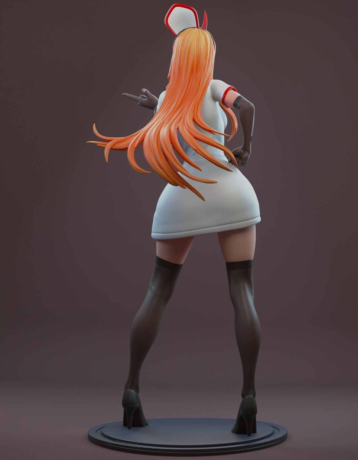 Power Nurse Special Edition - Chainsaw Man - STL 3D Print Files - 3D Printed Garage Kit ガレージキット Resin Model Scale Figure フィギュア