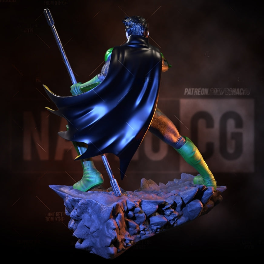 1391 Robin - Batman - STL 3D Print Files - 3D Printed Garage Kit ガレージキット Resin Model Scale Figure フィギュア